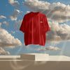 Classic Red Solid Oversize T-Shirt – Unisex Bold, Relaxed, and Stylish Fit