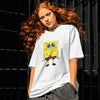 SpongeBob : Unisex Limited Edition Oversized Graphic Printed T-Shirt