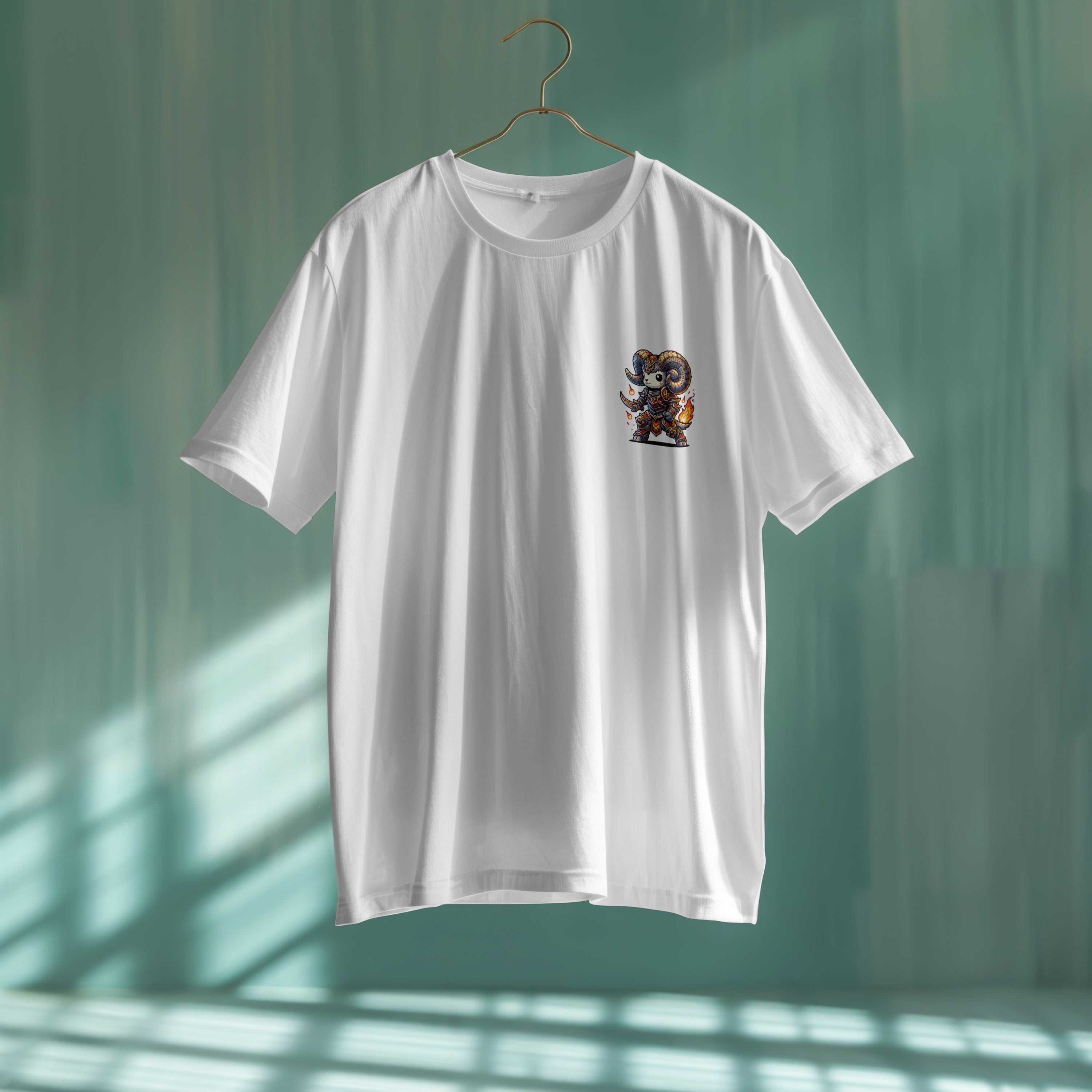 Aries Zodiac Tee : Oversized T-Shirt for Men