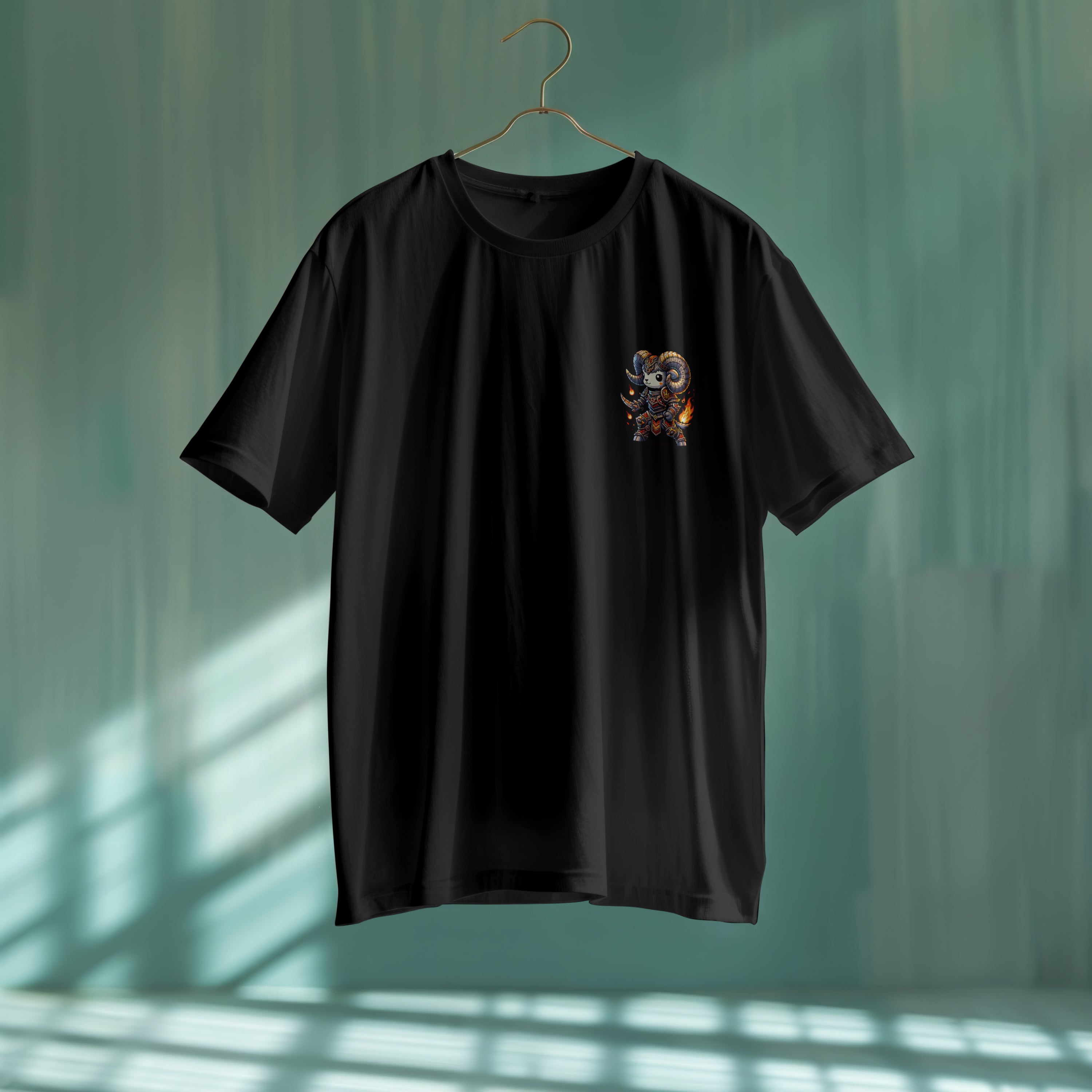 Aries Zodiac Tee : Oversized T-Shirt for Men