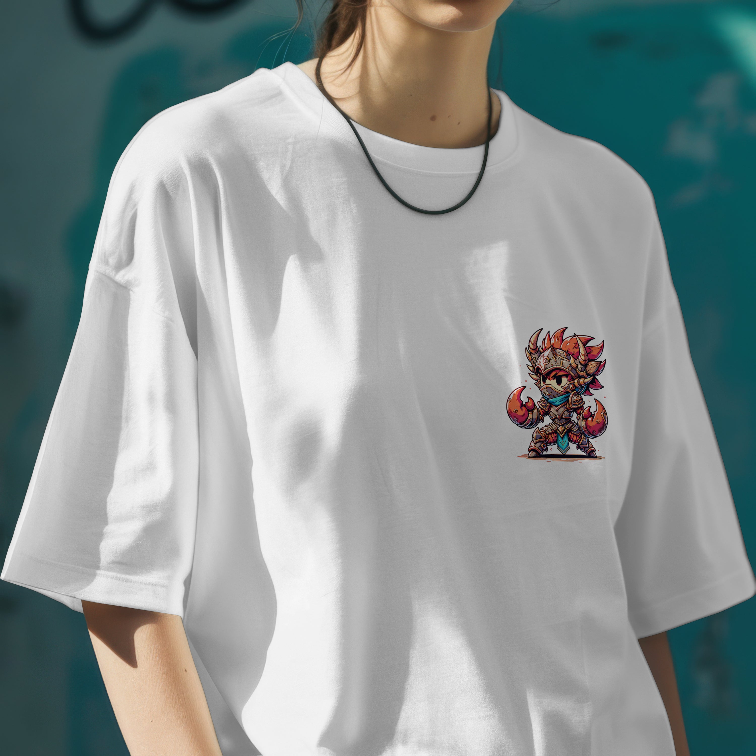 Cancer Zodiac Tee : Oversized T-Shirt for Women