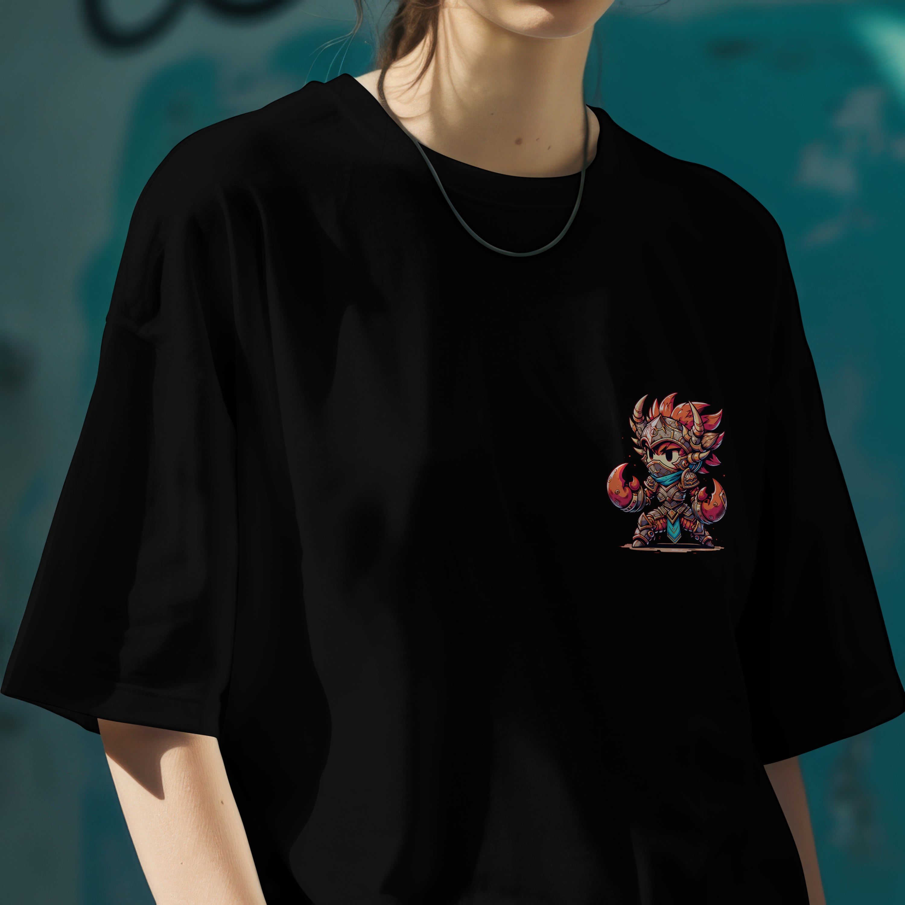 Cancer Zodiac Tee : Oversized T-Shirt for Women