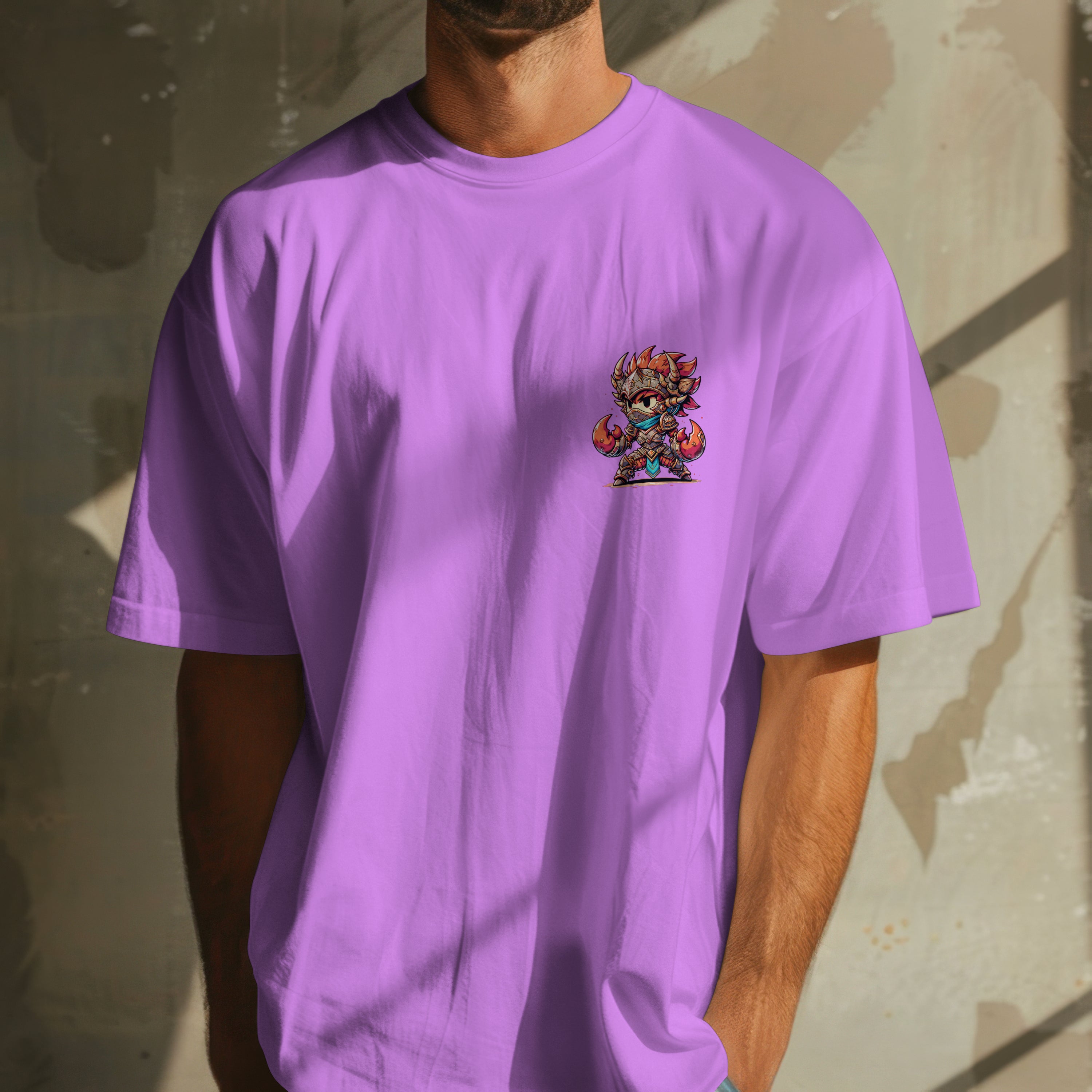 Cancer Zodiac Tee : Oversized T-Shirt for Men