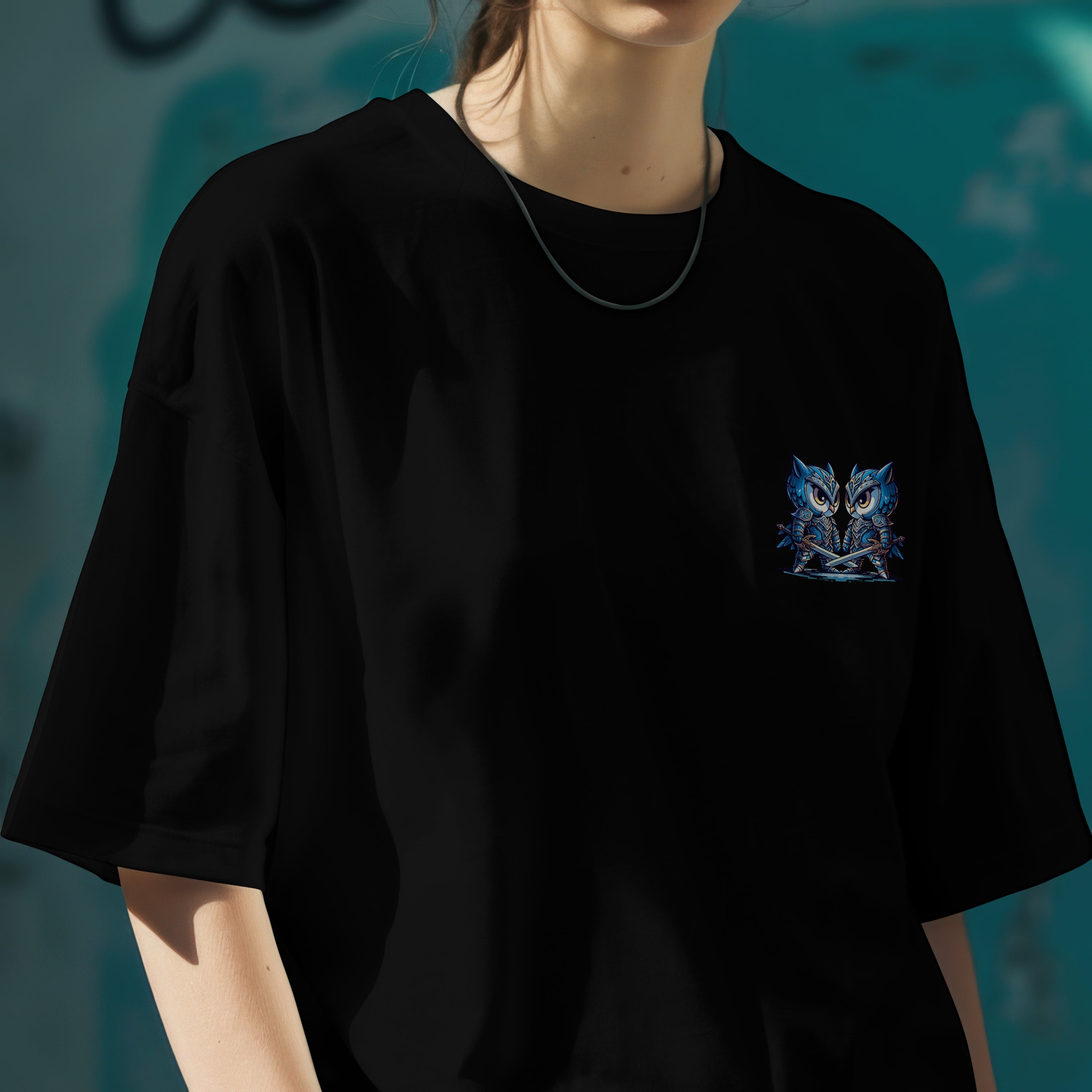 Gemini Zodiac Tee : Oversized T-Shirt for Women