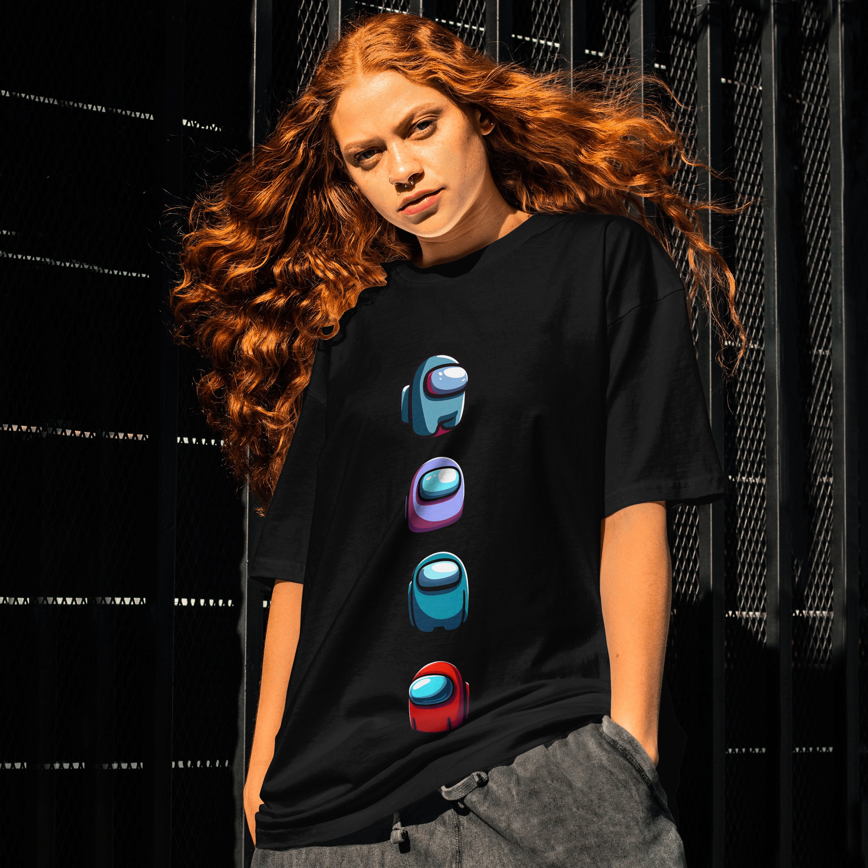 Among Us : Limited Edition Graphic Printed Oversized T-shirt