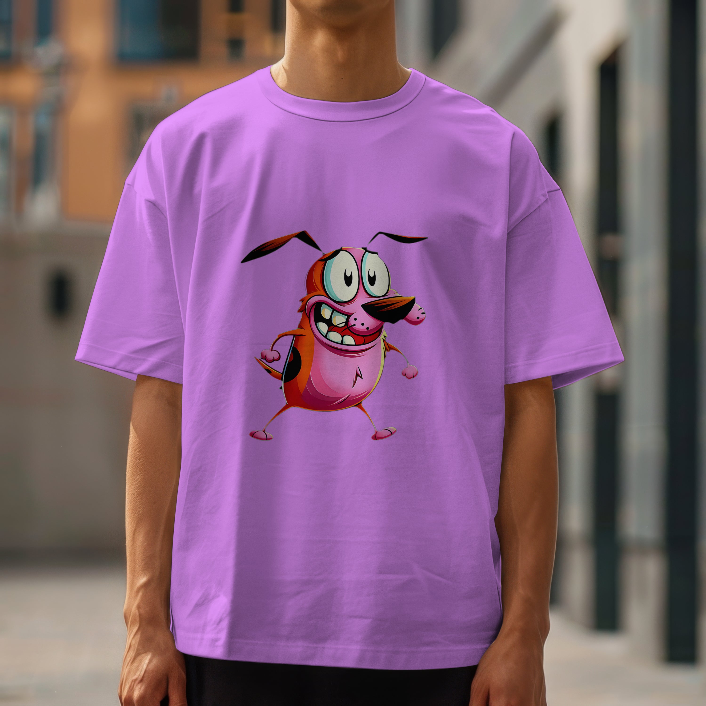 Courage - Unisex Oversized Graphic Printed Limited Edition T-Shirt