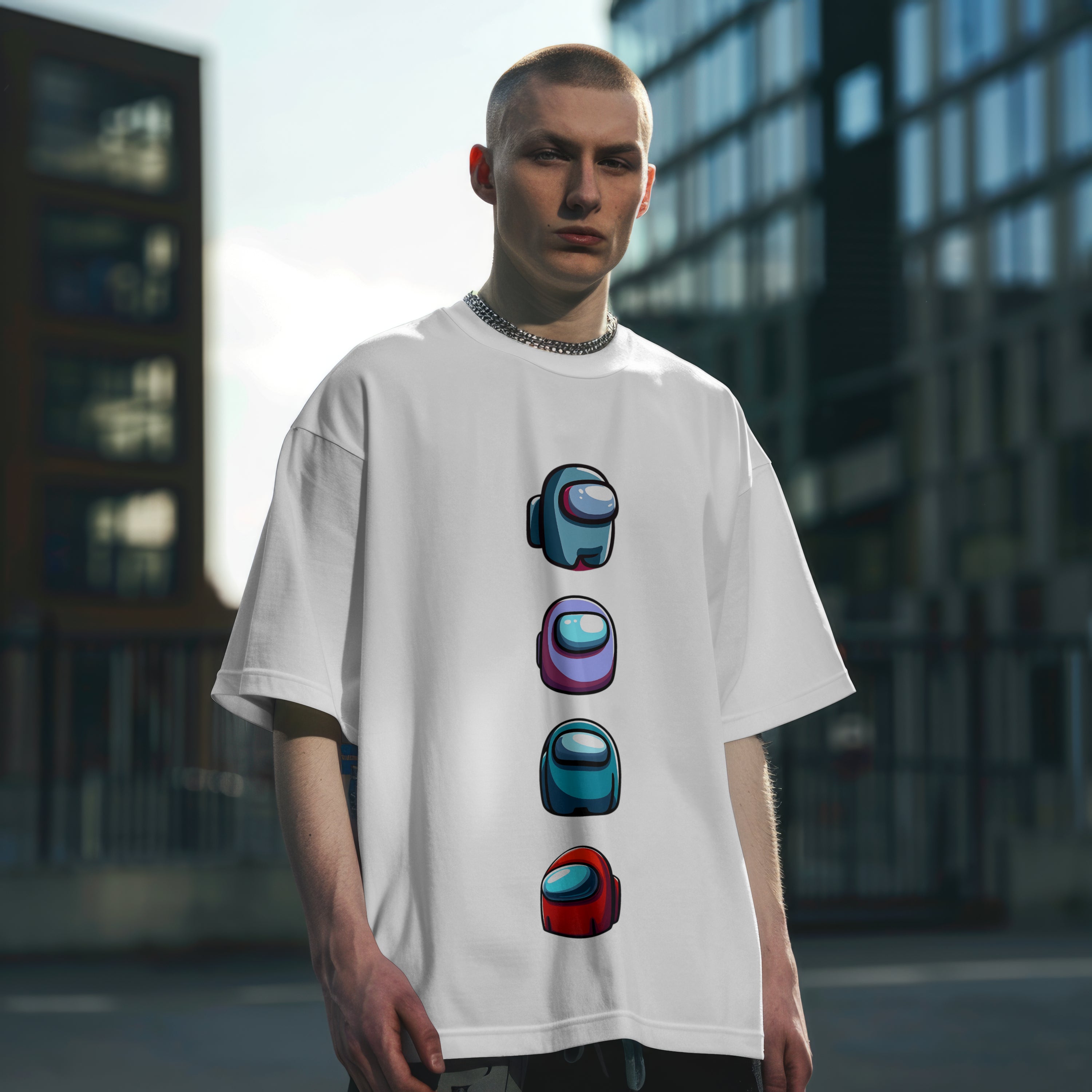 Among Us : Limited Edition Graphic Printed Oversized T-shirt