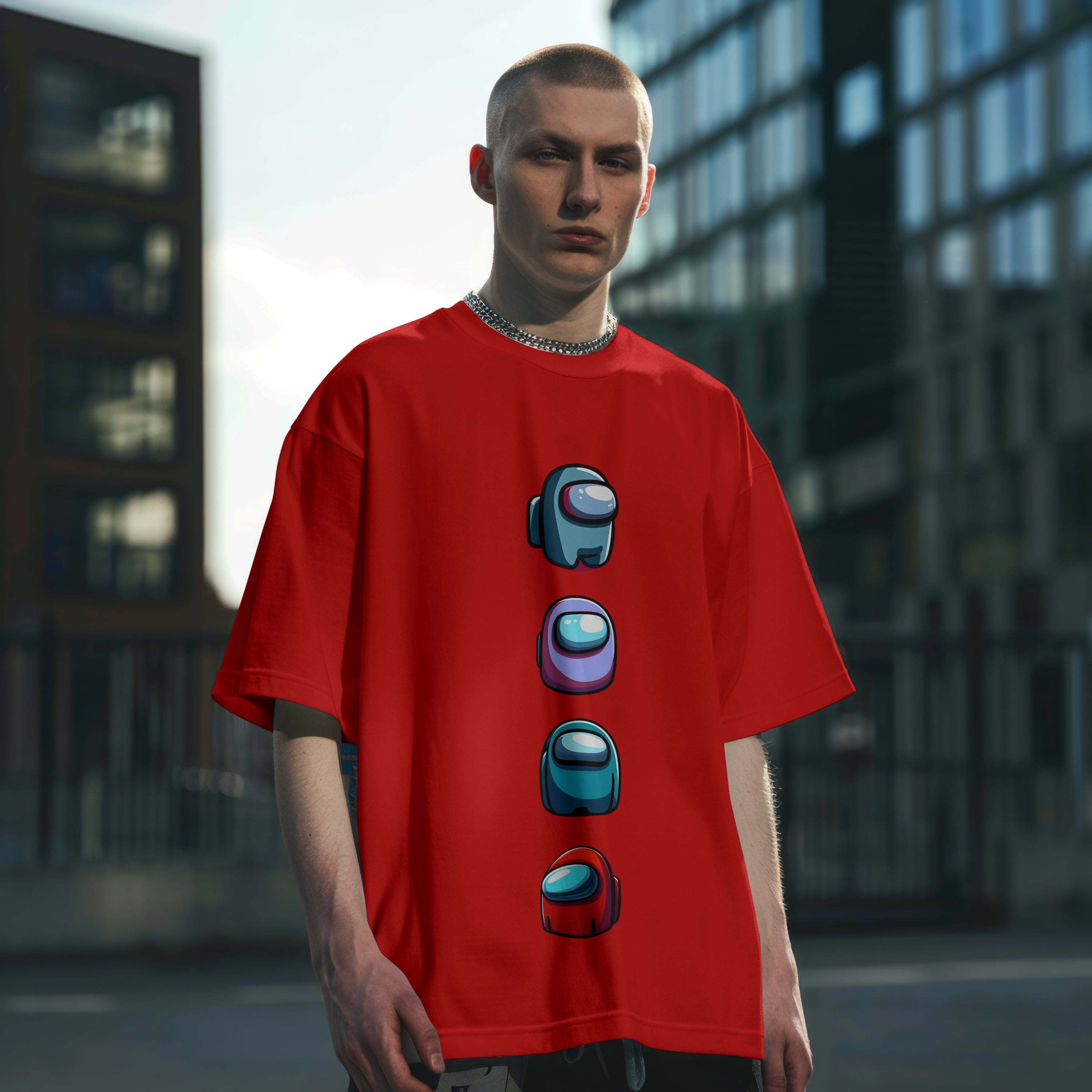 Among Us : Limited Edition Graphic Printed Oversized T-shirt