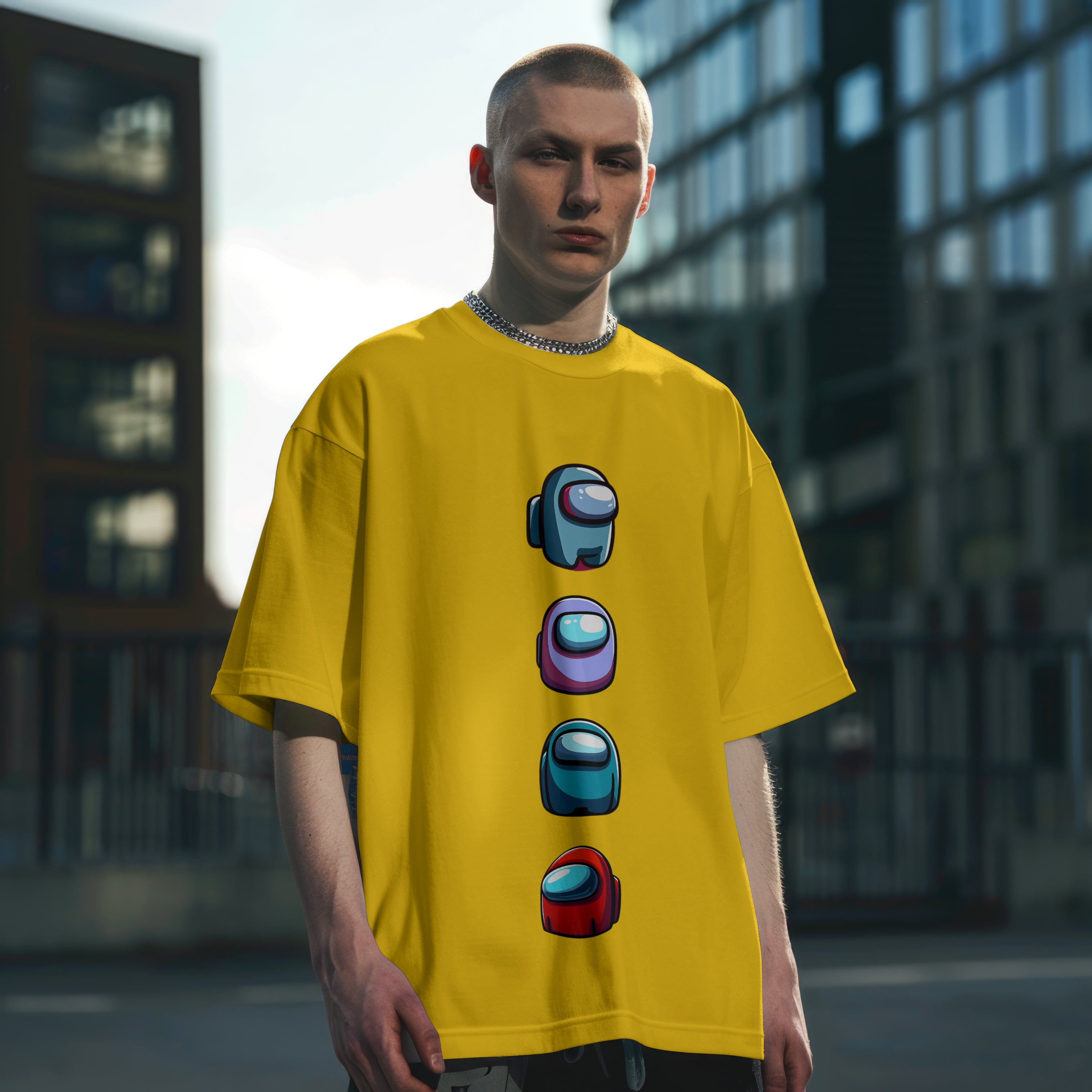 Among Us : Limited Edition Graphic Printed Oversized T-shirt