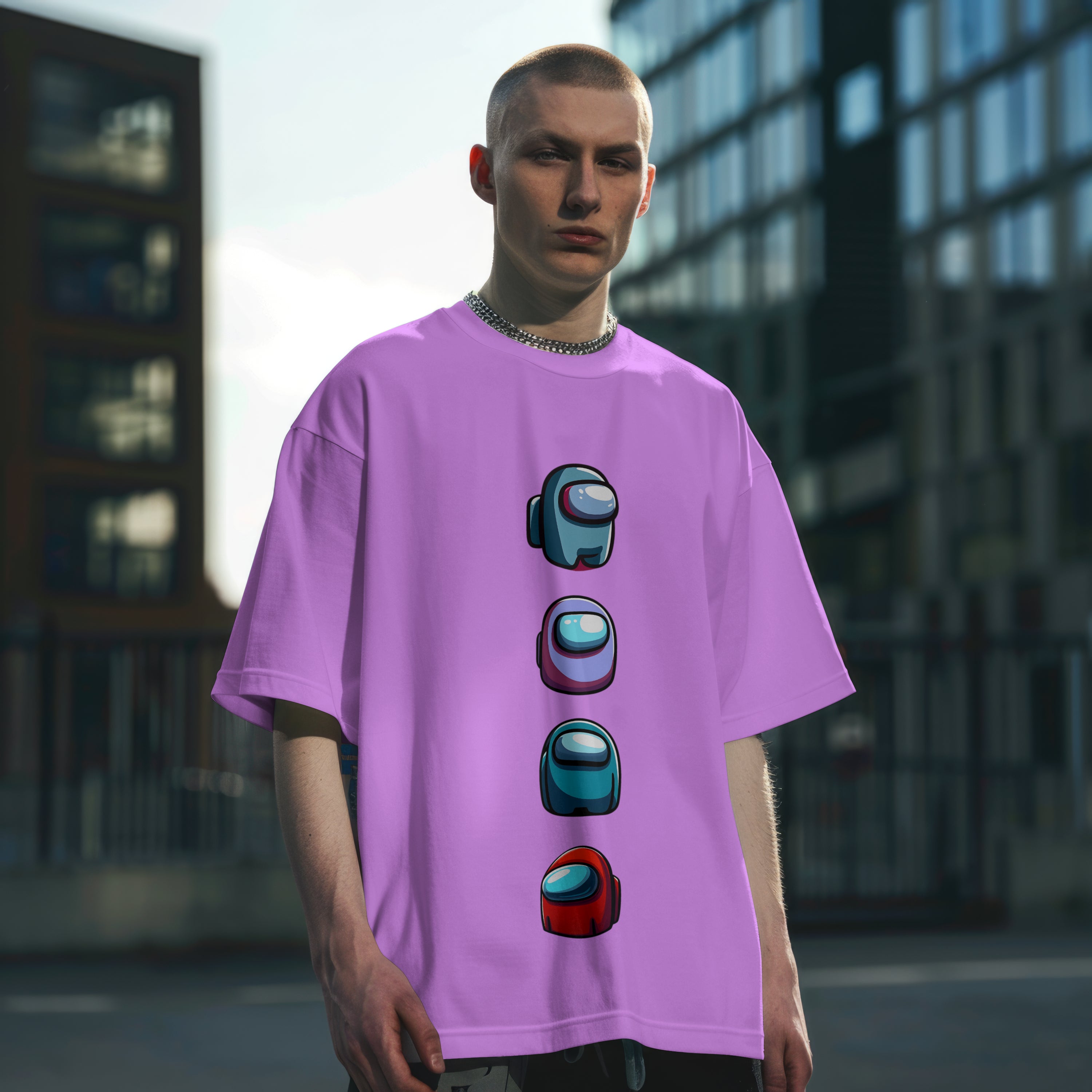 Among Us : Limited Edition Graphic Printed Oversized T-shirt
