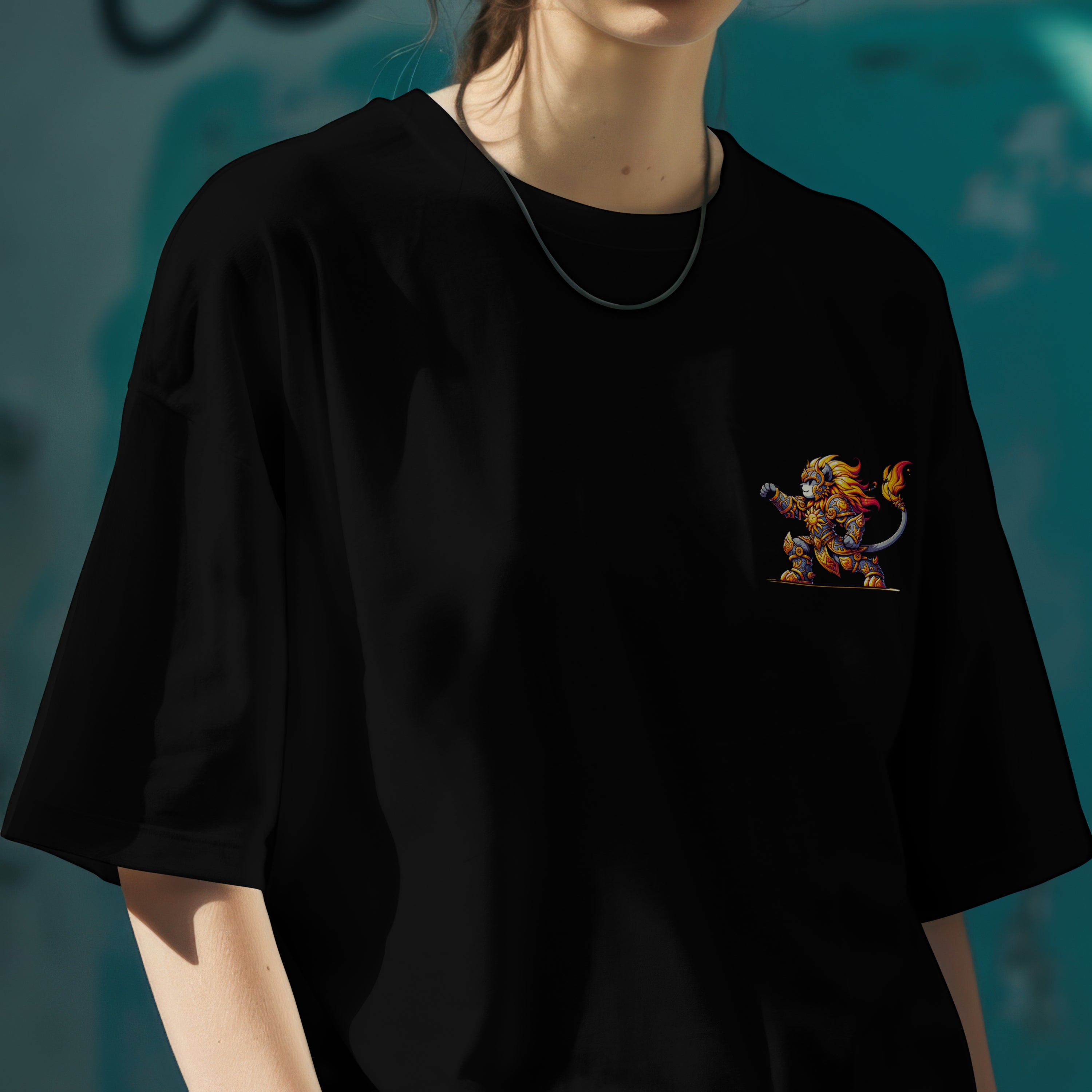 Leo Zodiac Tee : Oversized T-Shirt for Women