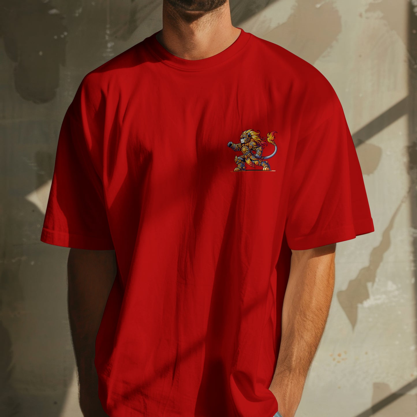 Leo Zodiac Tee : Oversized T-Shirt for Men