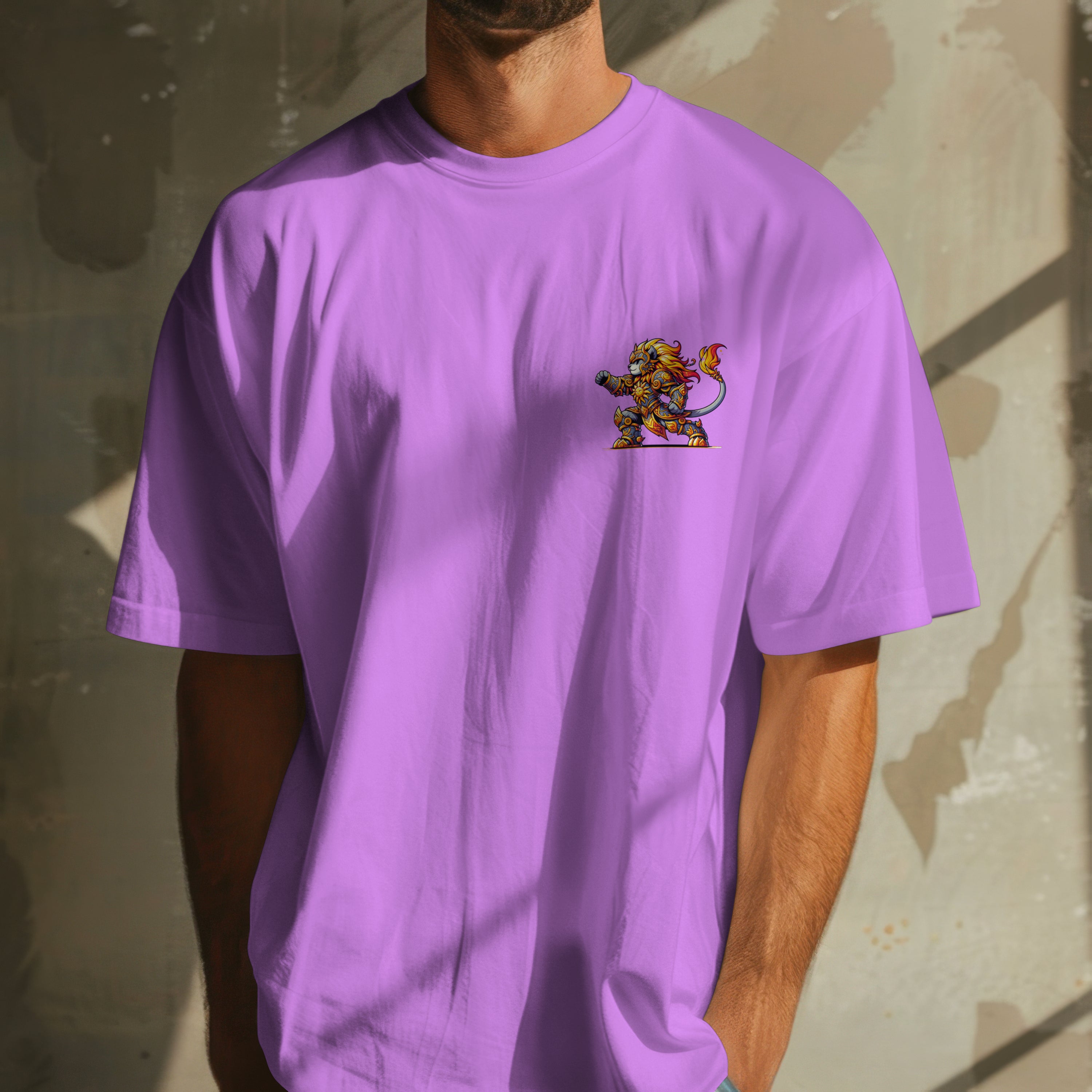 Leo Zodiac Tee : Oversized T-Shirt for Men