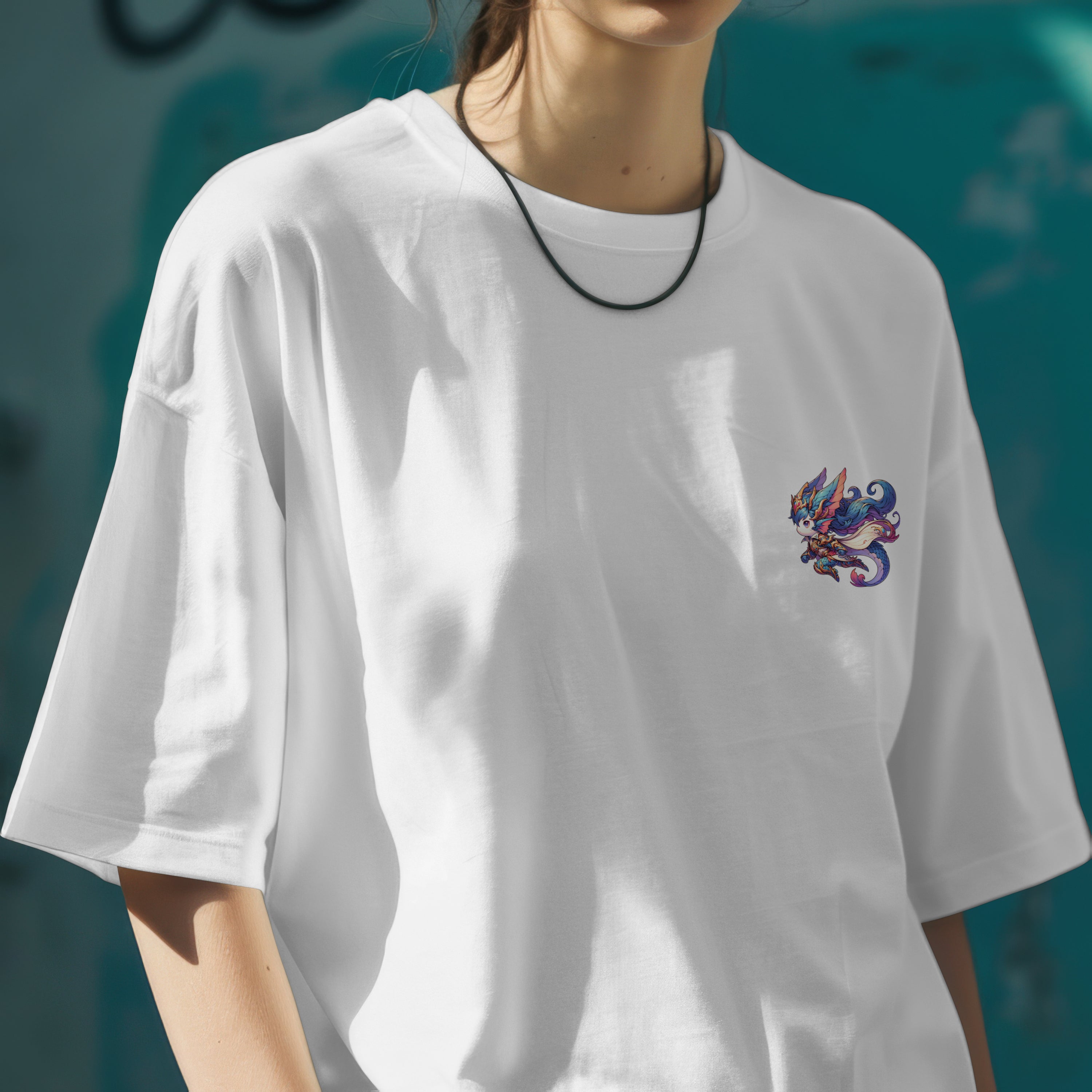 Pisces Zodiac Tee : Oversized T-Shirt for Women