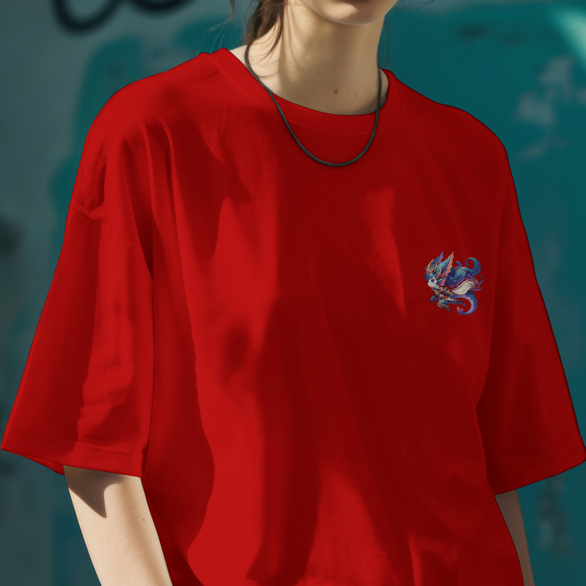 Pisces Zodiac Tee : Oversized T-Shirt for Women