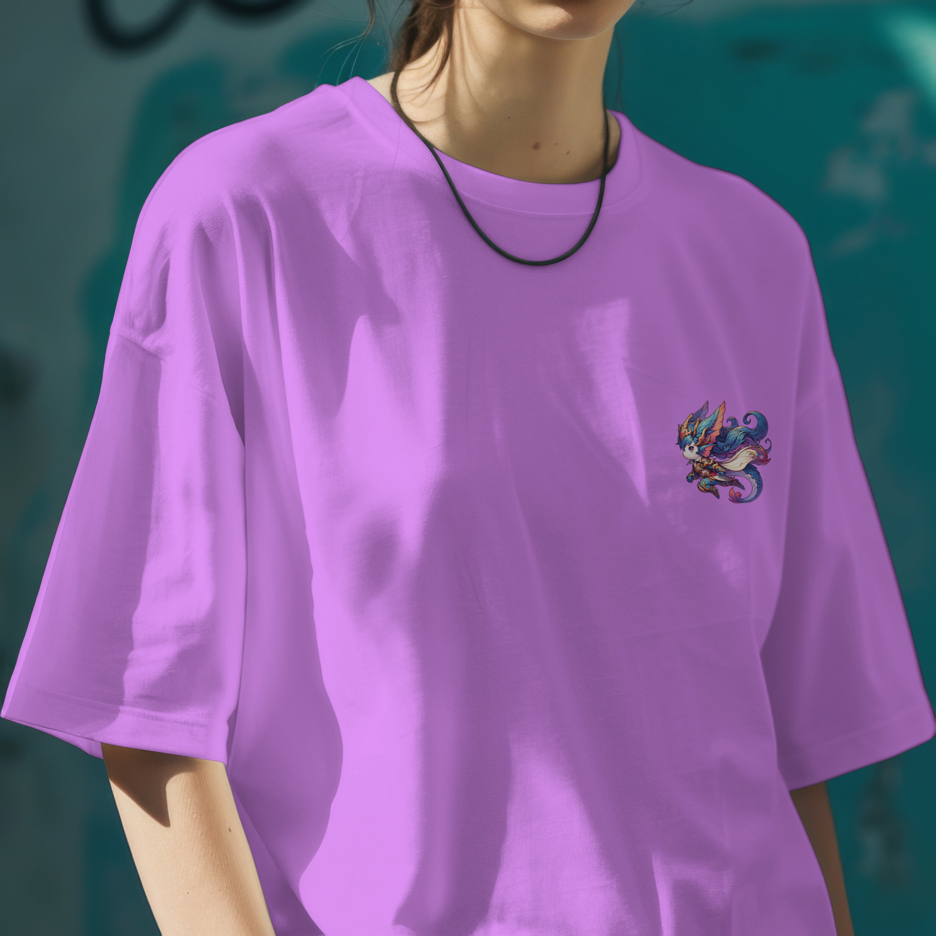 Pisces Zodiac Tee : Oversized T-Shirt for Women