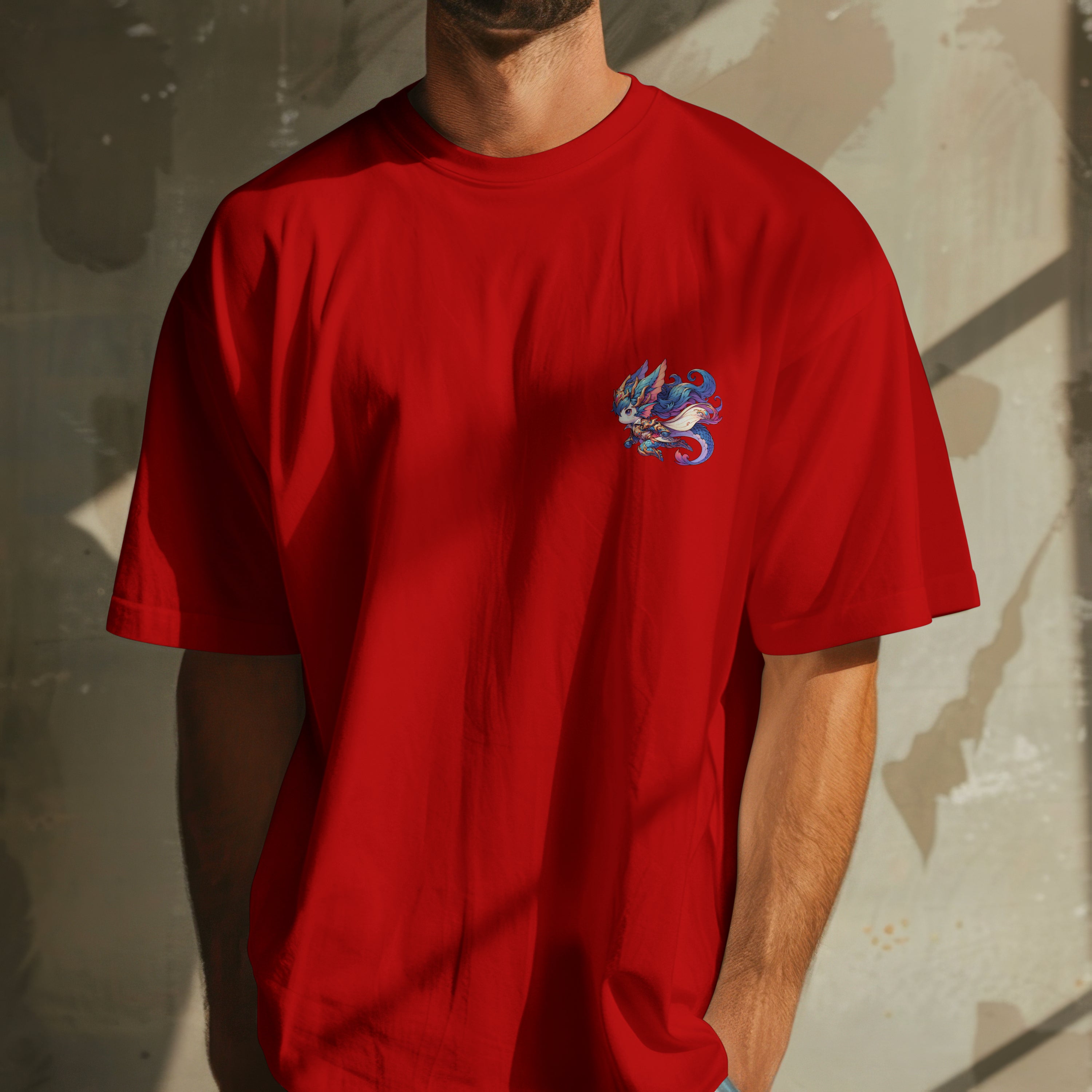 Pisces Zodiac Tee :  Oversized T-Shirt for Men