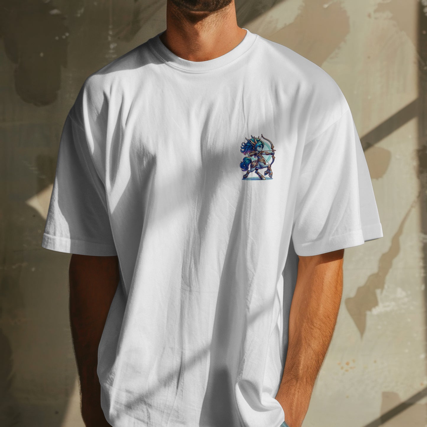 Sagittarius Zodiac Tee : Oversized T-Shirt for Men