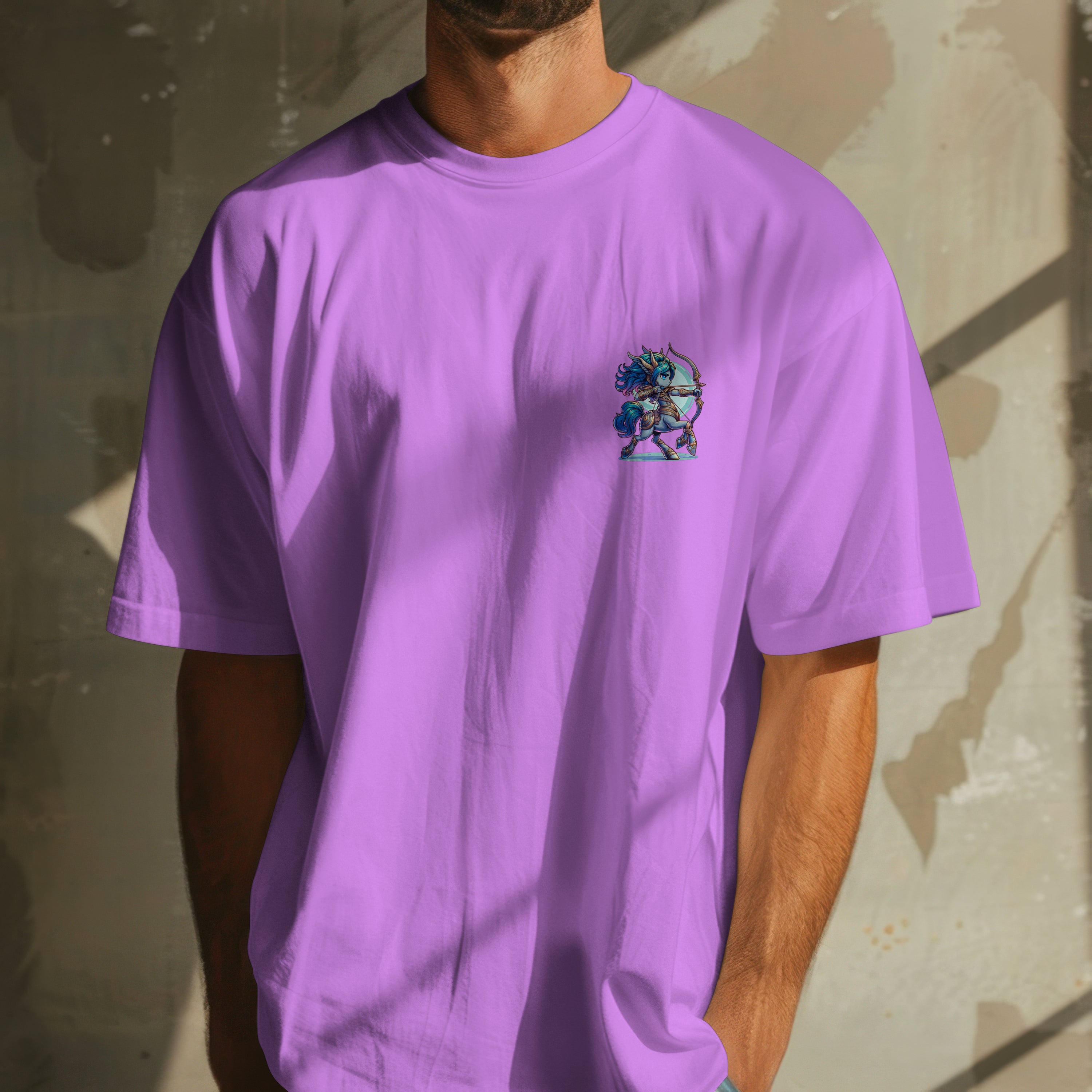 Sagittarius Zodiac Tee : Oversized T-Shirt for Men
