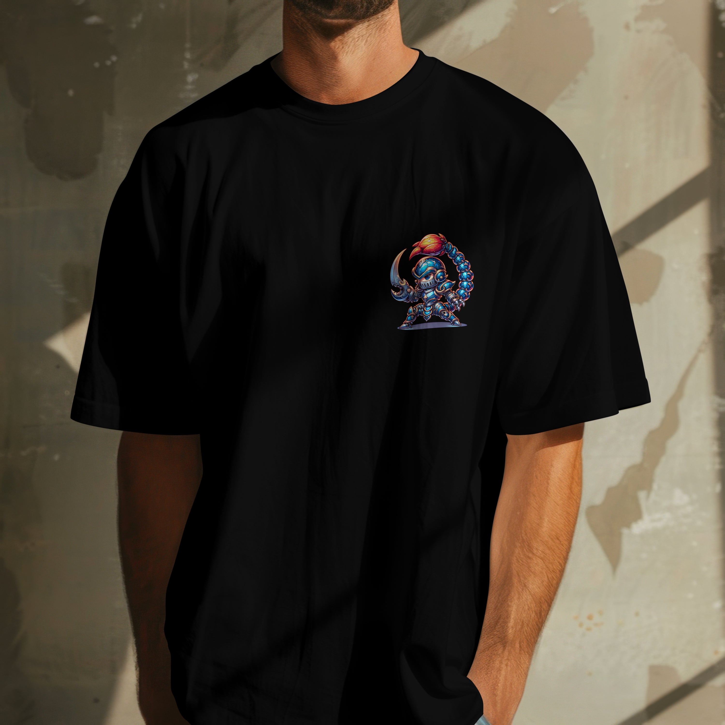 Scorpio Zodiac Tee : Oversized T-Shirt for Men