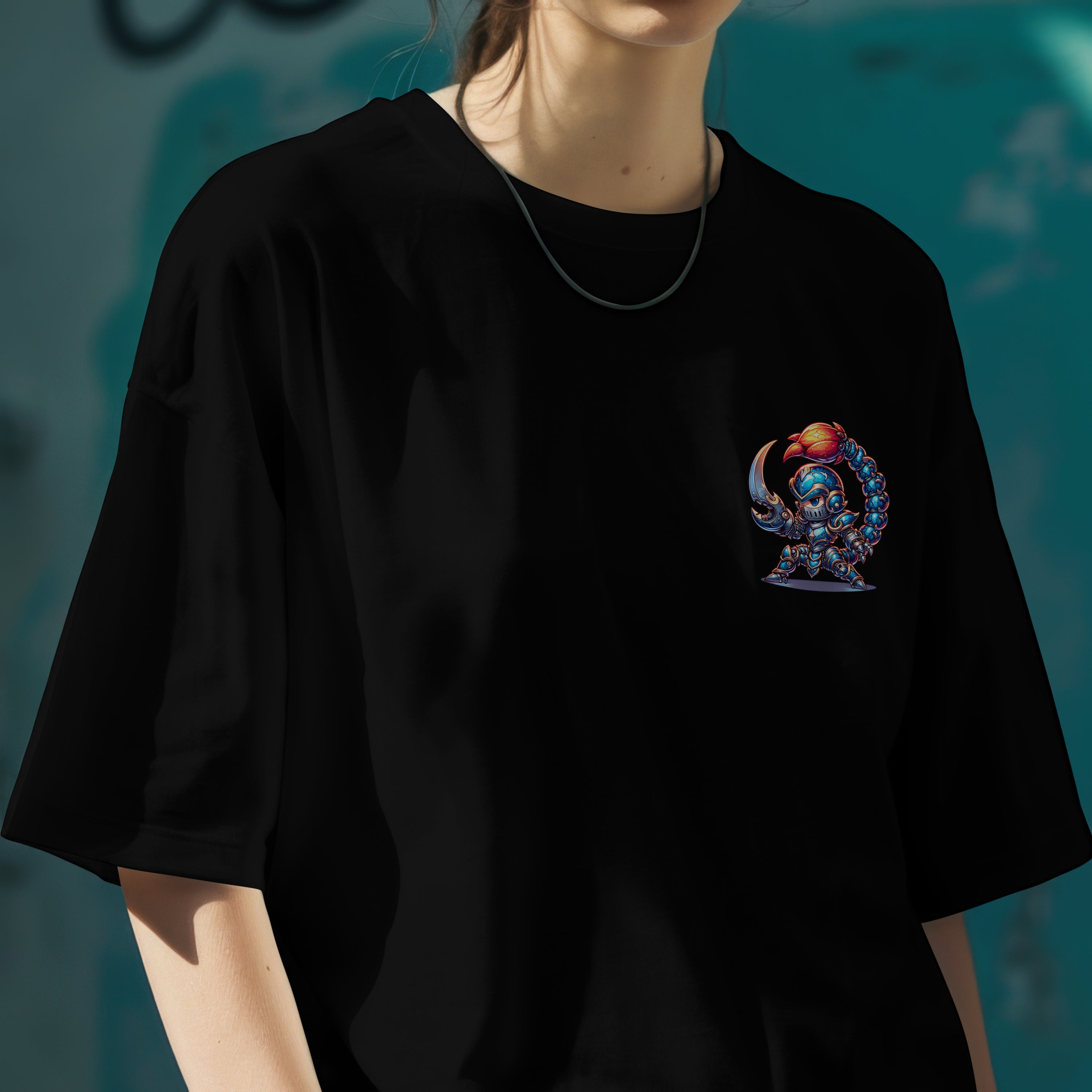 Scorpio Zodiac Tee : Oversized T-Shirt for Women