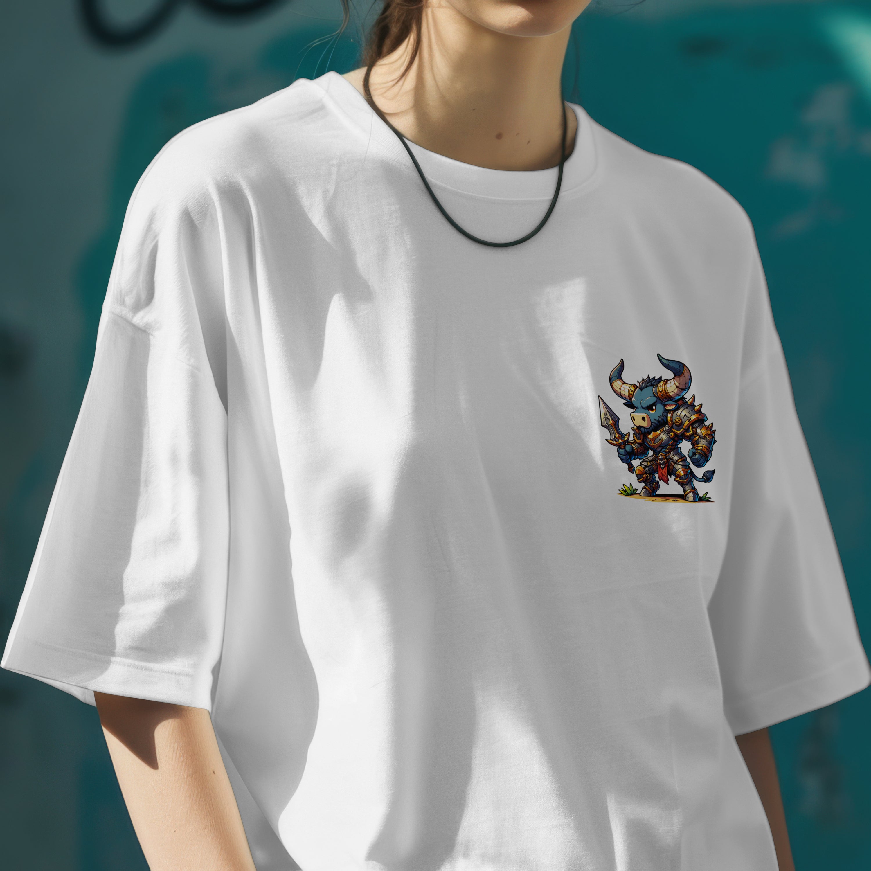 Taurus Zodiac Tee : Oversized T-Shirt for Women