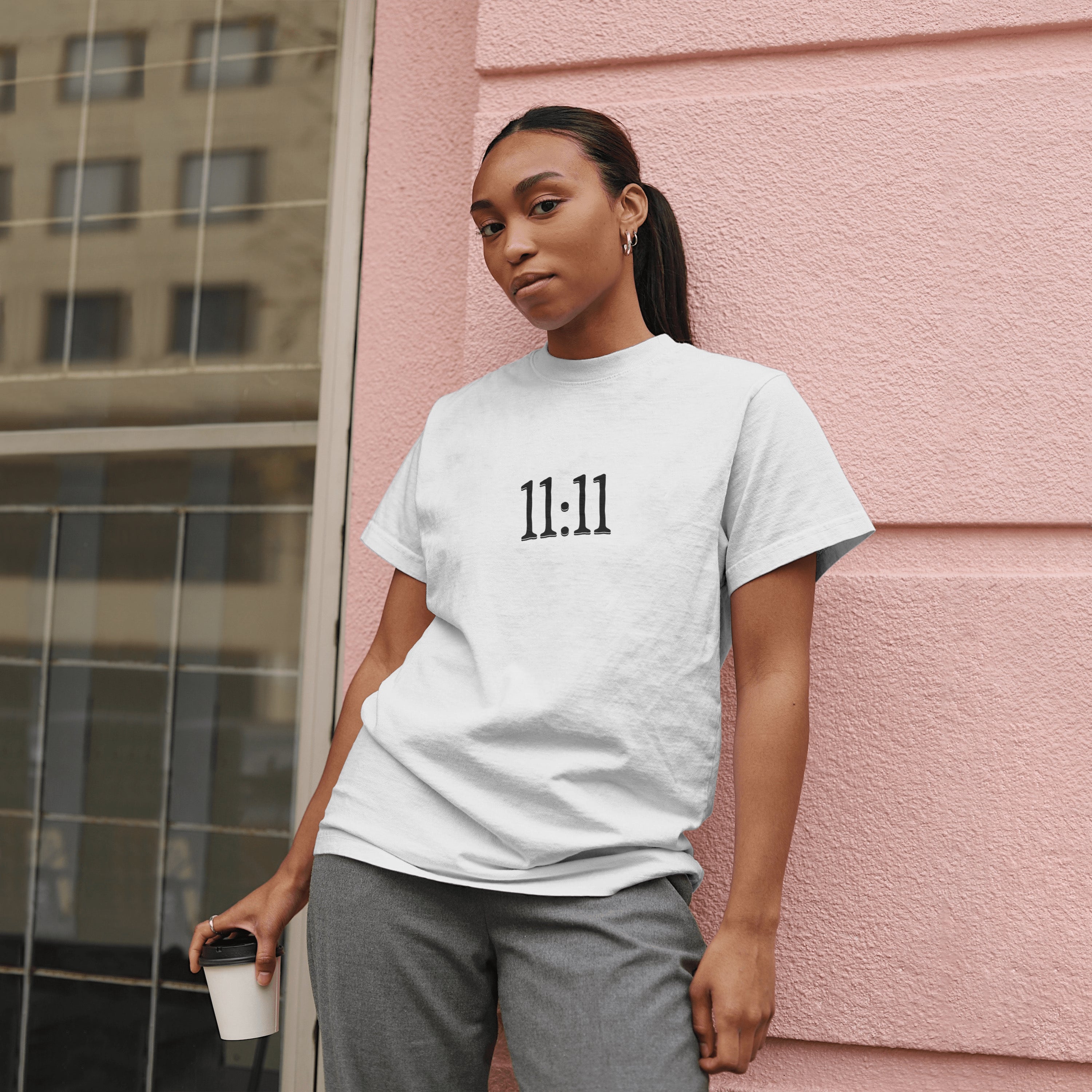 11:11 - Manifestation Light Weight Regular Fit T-Shirt For Women