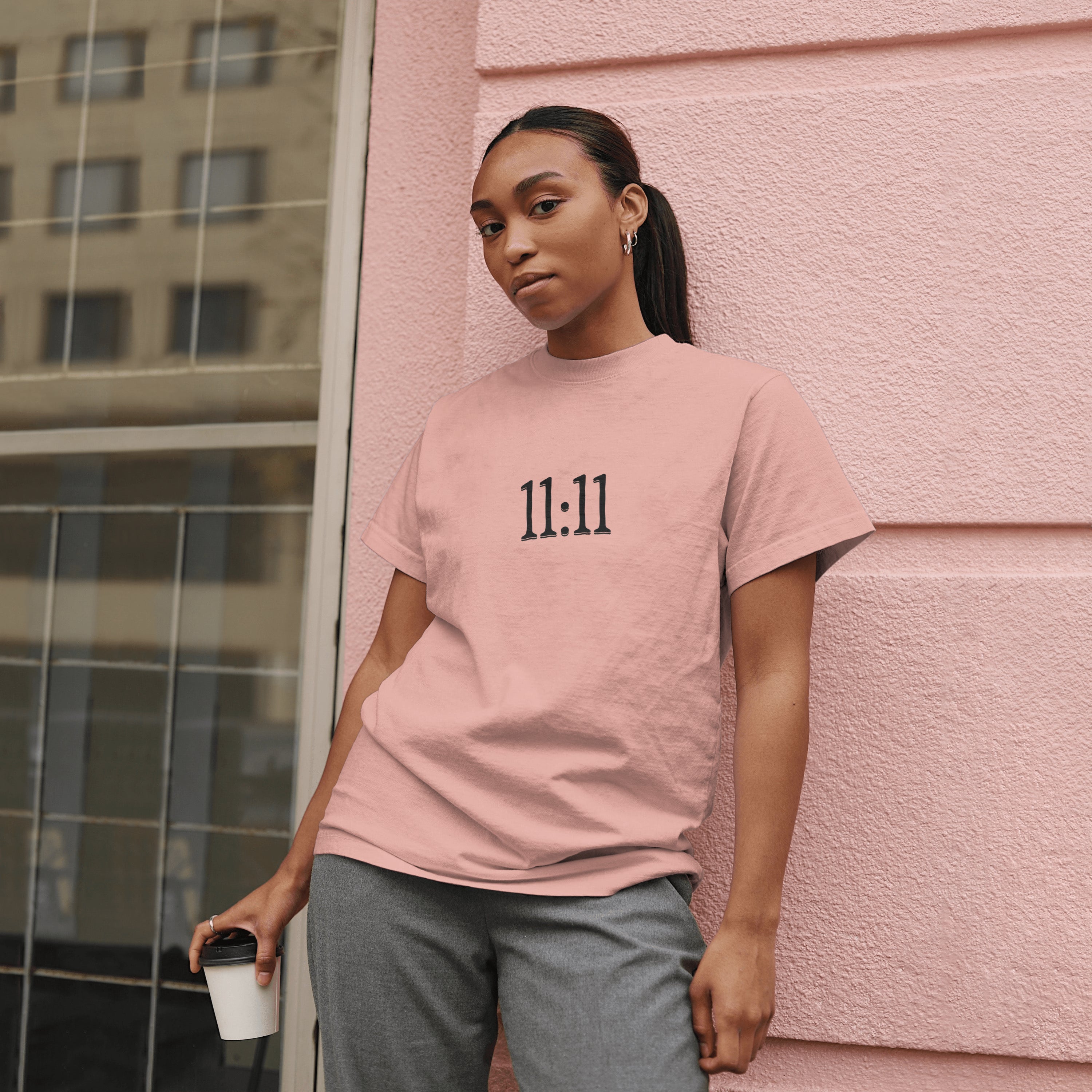 11:11 - Manifestation Light Weight Regular Fit T-Shirt For Women
