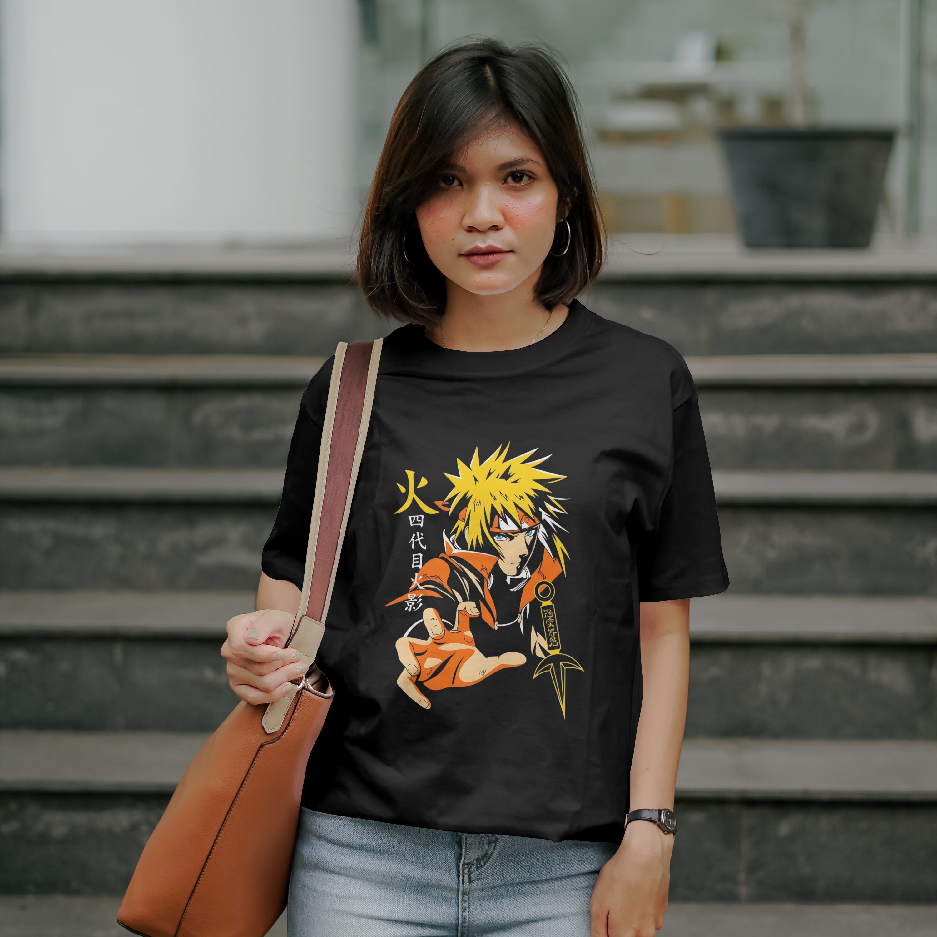 Naruto : Unisex Limited Edition Graphic Printed Oversized T-Shirt