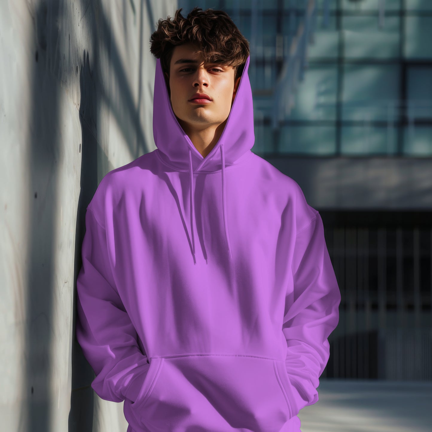 Men Classic Lavender Hoodie : For Your Every Mood