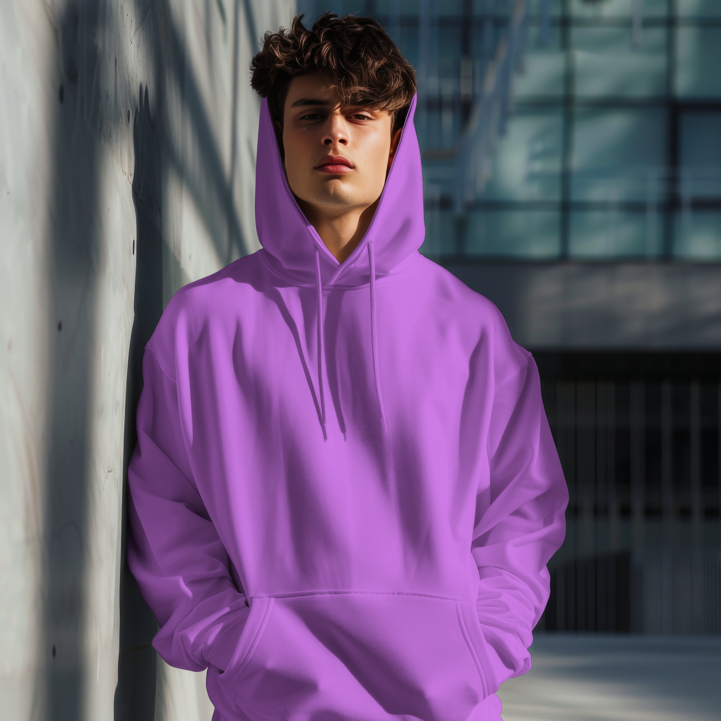 Men Classic Lavender Hoodie : For Your Every Mood