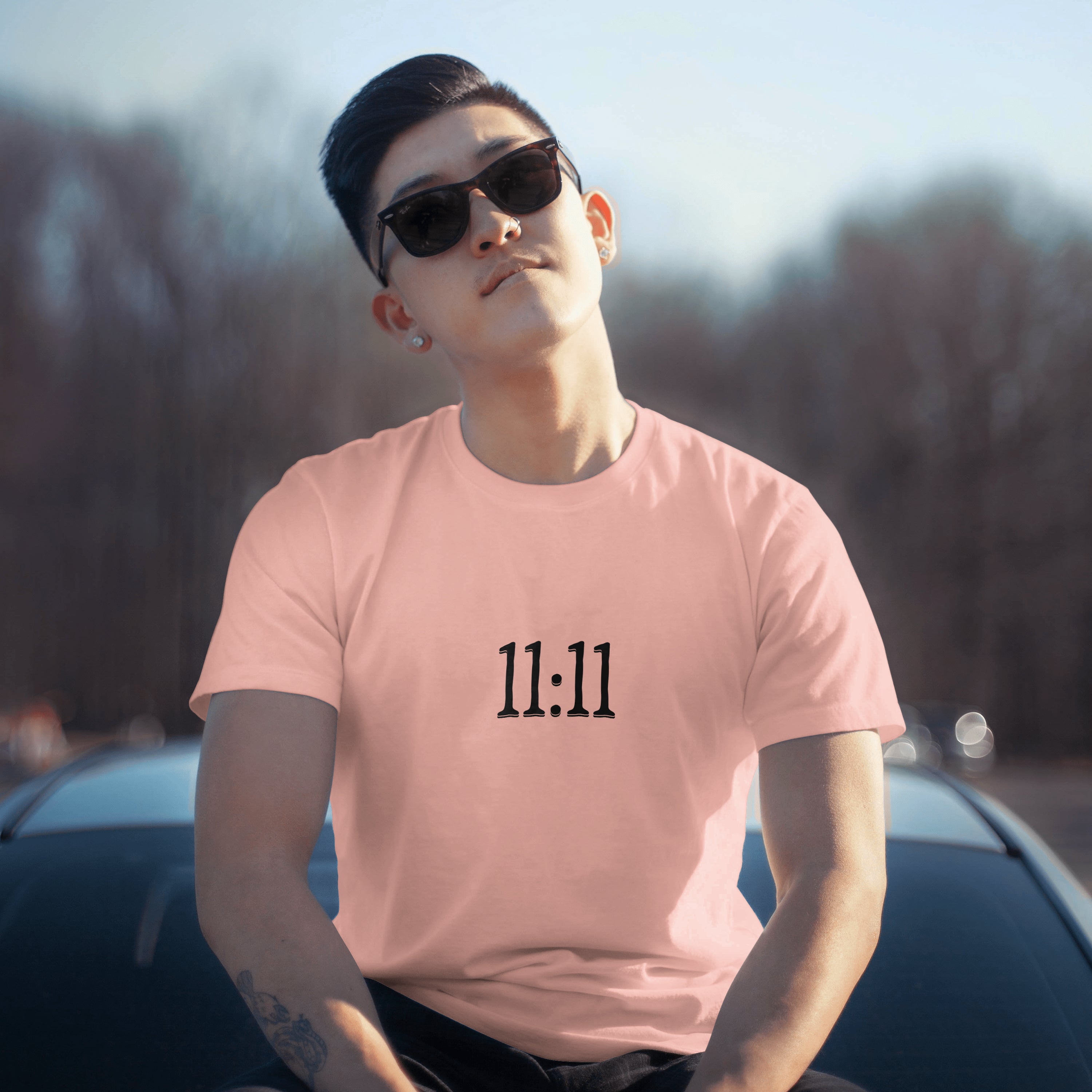 11:11 - Manifestation Light Weight Regular Fit T-Shirt For Men