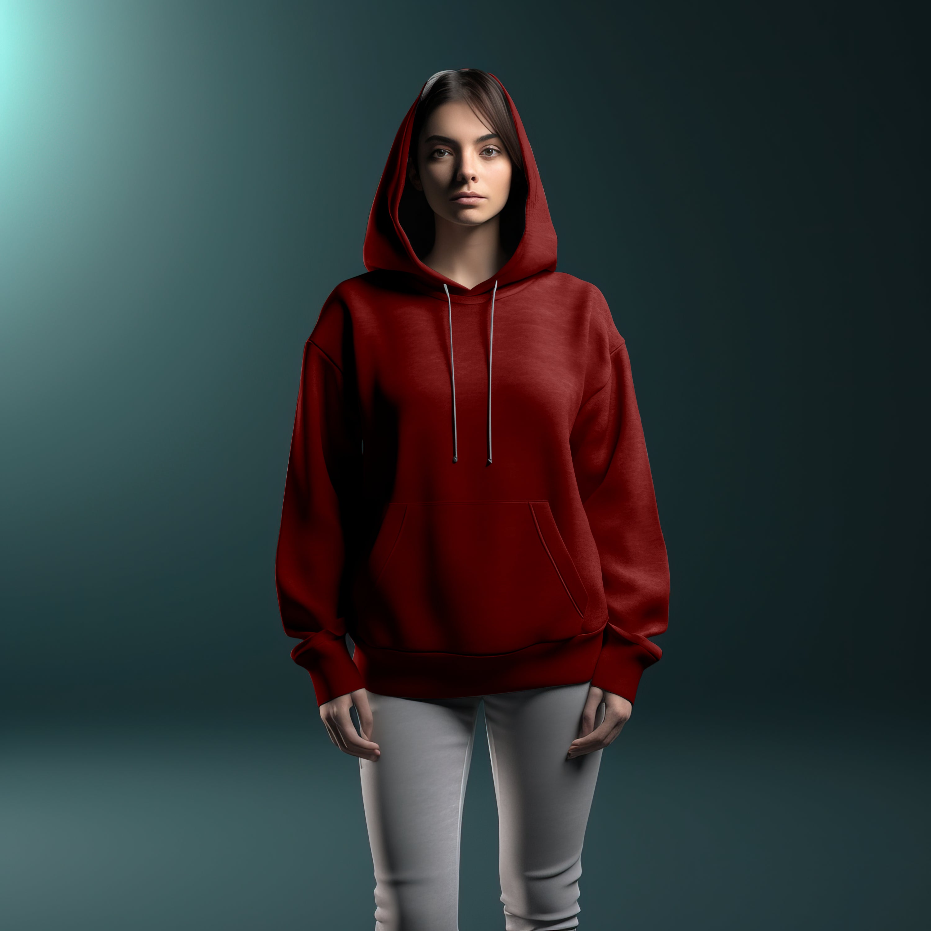Women Classic Red Hoodie : For Your Every Mood