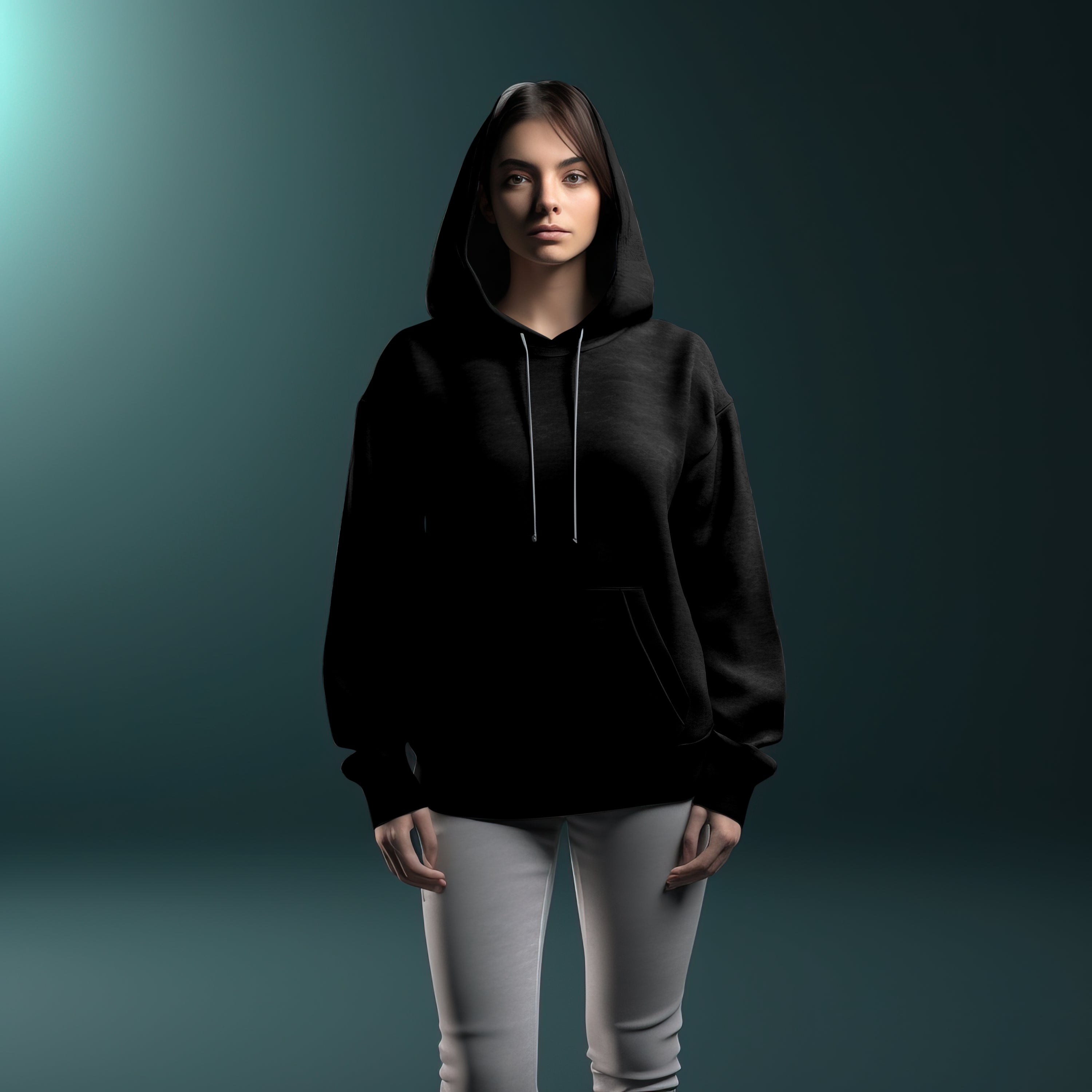 Women Classic Black Hoodie : For Your Every Mood
