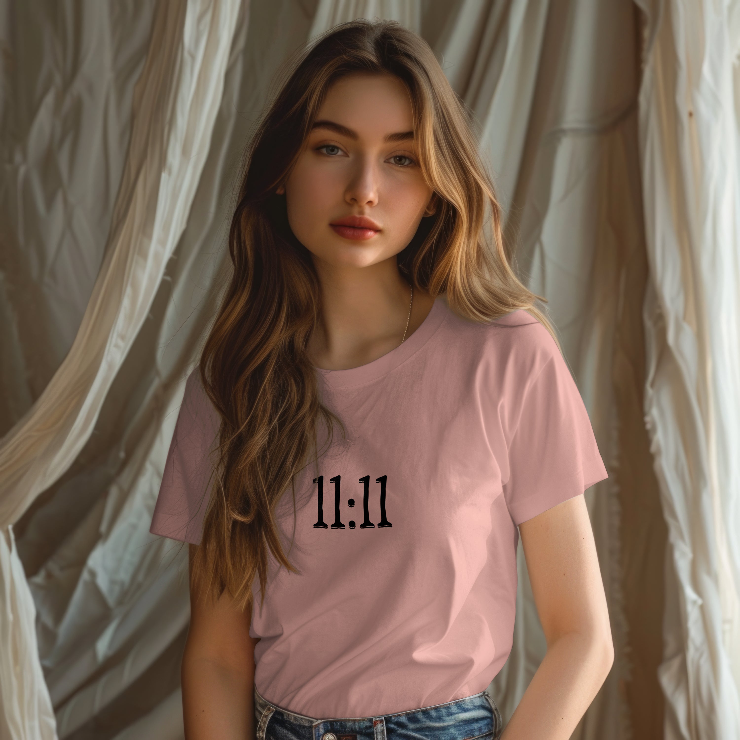 11:11 - Manifestation Light Weight Regular Fit T-Shirt For Women