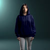 Women Classic Navy Blue Hoodie : For Your Every Mood