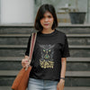 illuminati : Graphic Printed Oversized T-shirt for Women