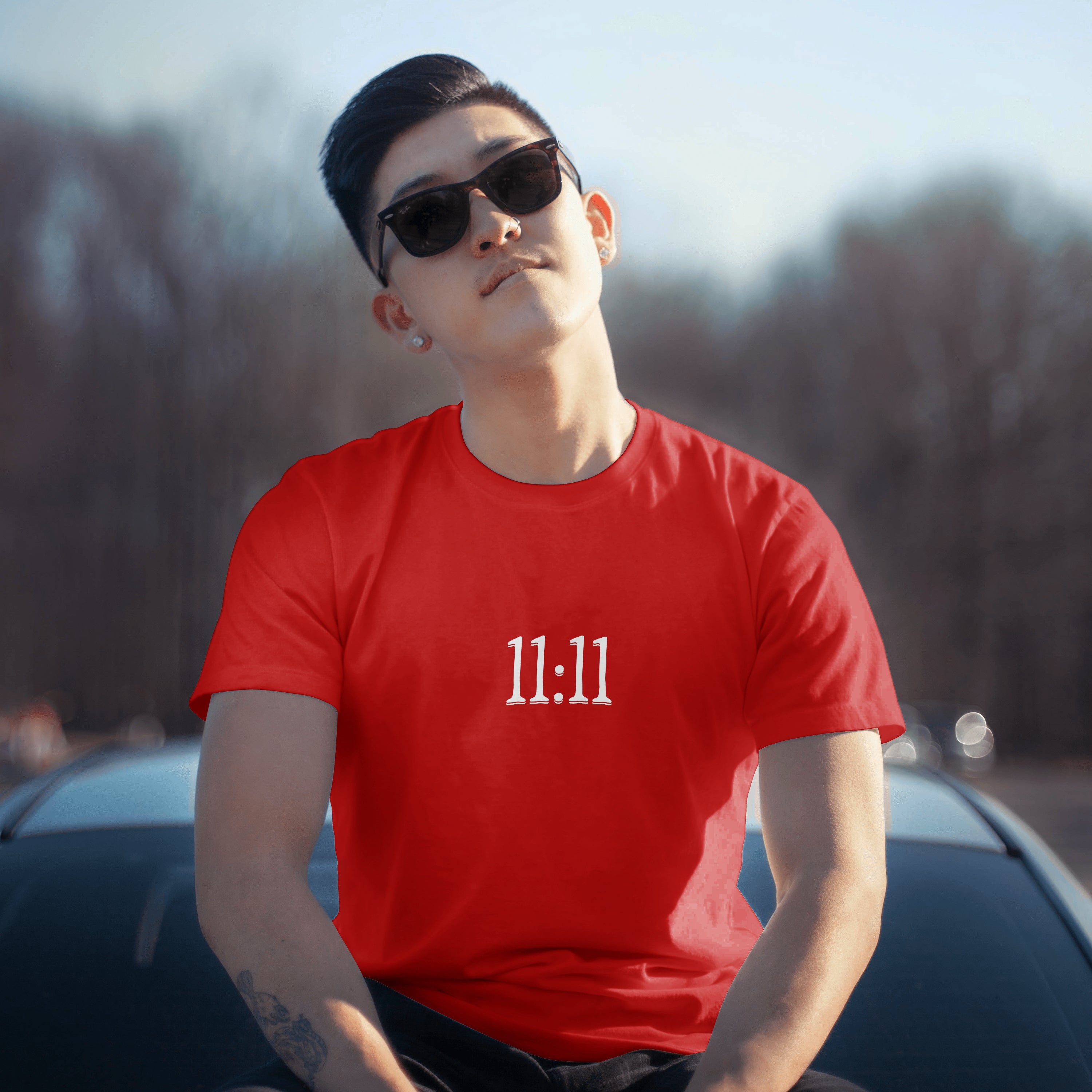 11:11 - Manifestation Light Weight Regular Fit T-Shirt For Men