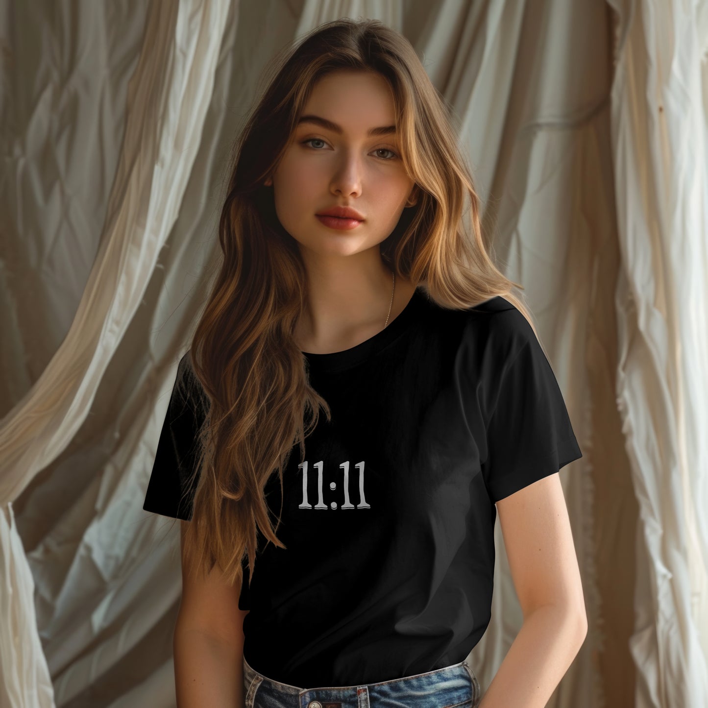 11:11 - Manifestation Light Weight Regular Fit T-Shirt For Women