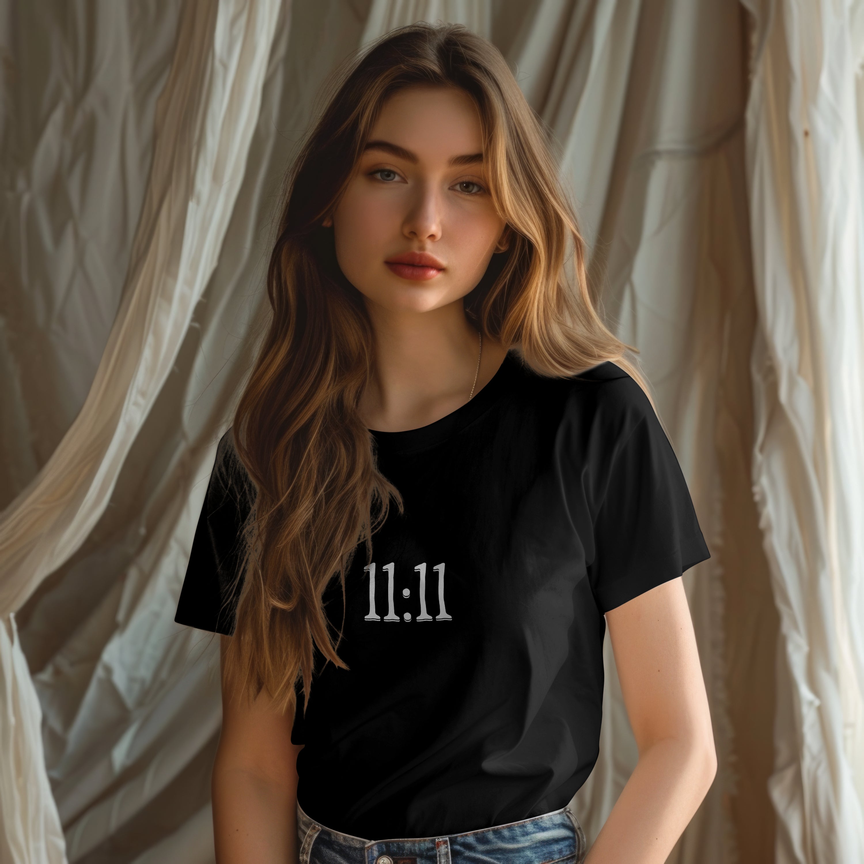 11:11 - Manifestation Light Weight Regular Fit T-Shirt For Women