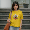 Popeye - Oversized Graphic Printed T-Shirt for Women