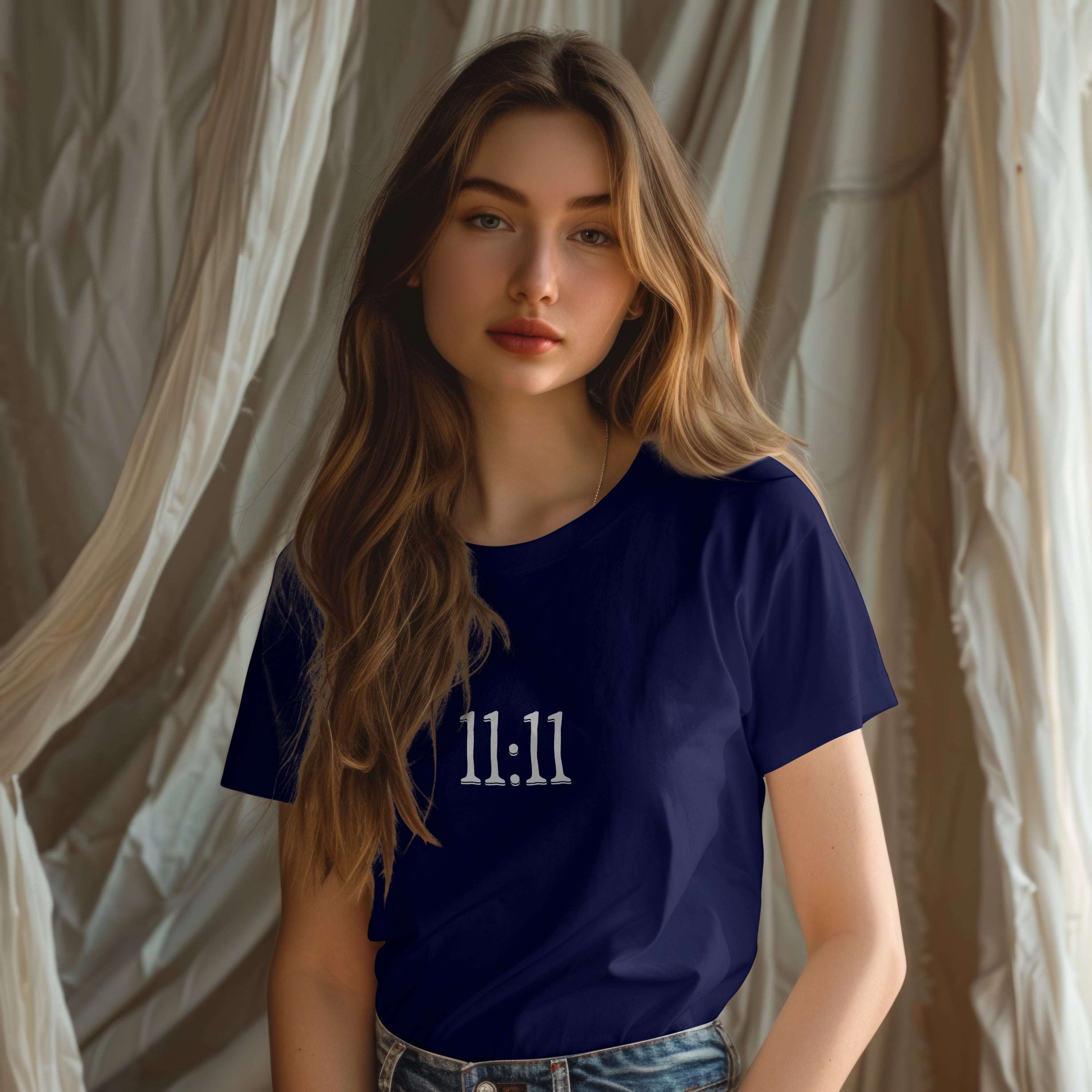 11:11 - Manifestation Light Weight Regular Fit T-Shirt For Women