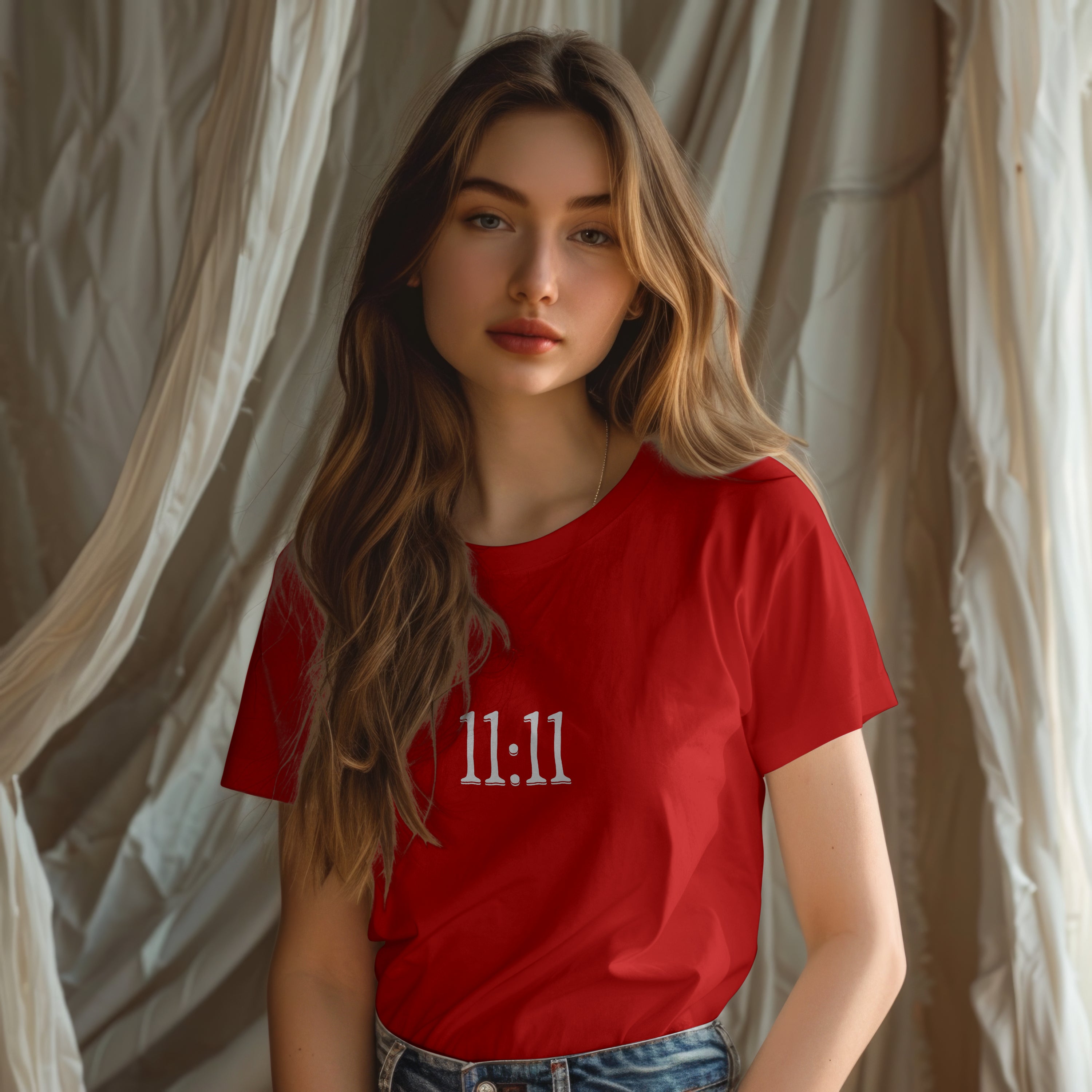11:11 - Manifestation Light Weight Regular Fit T-Shirt For Women