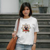 Popeye - Oversized Graphic Printed T-Shirt for Women