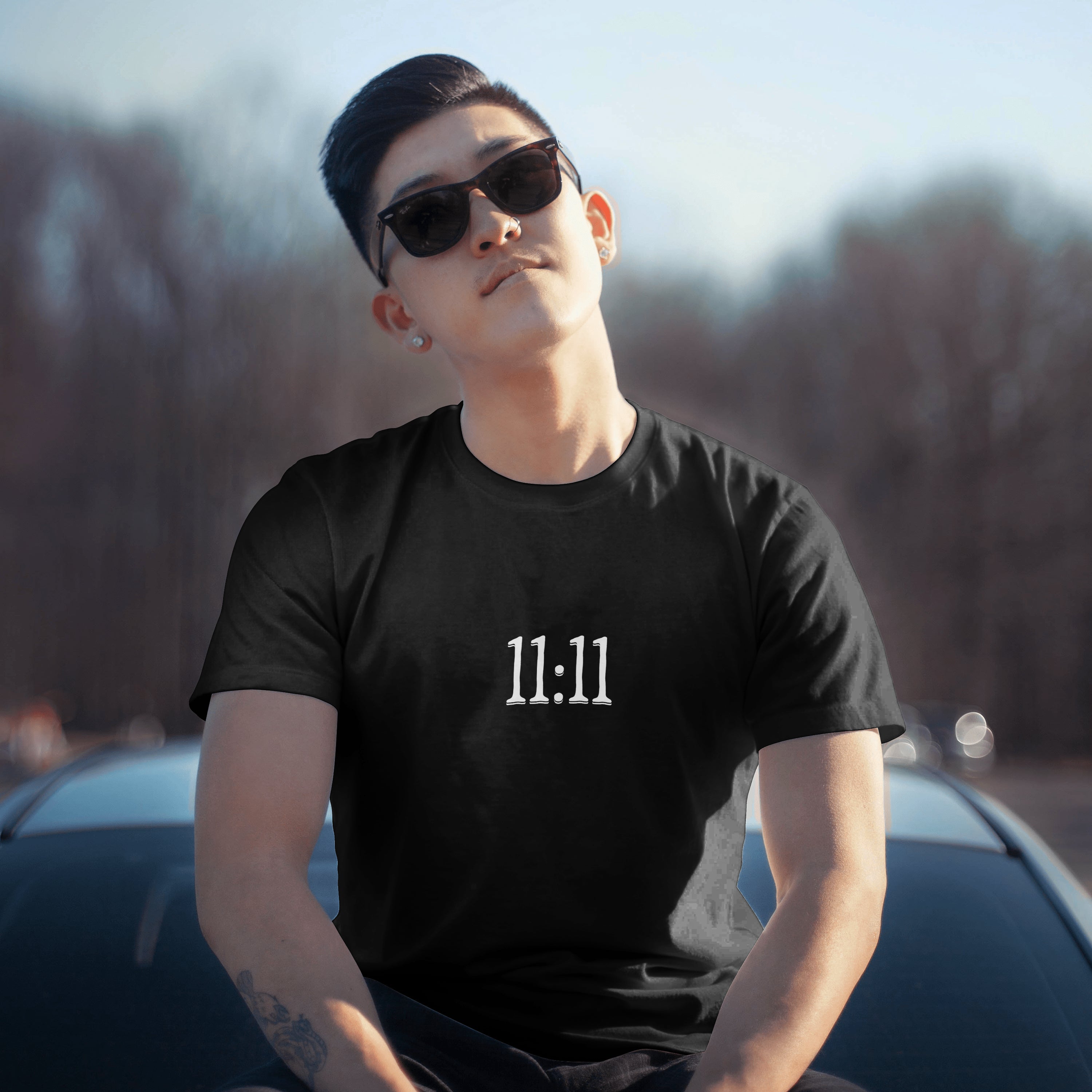 11:11 - Manifestation Light Weight Regular Fit T-Shirt For Men