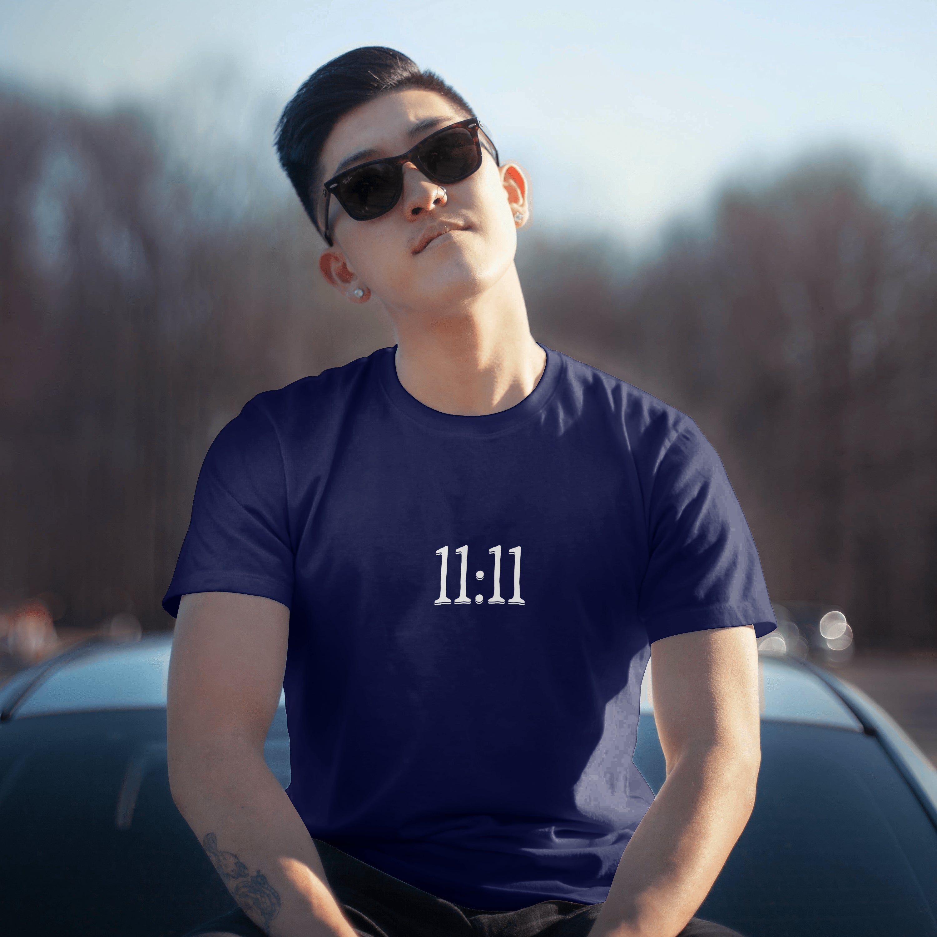 11:11 - Manifestation Light Weight Regular Fit T-Shirt For Men