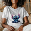 Stitch - Oversized Graphic Printed T-Shirt for Women