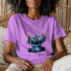Stitch - Oversized Graphic Printed T-Shirt for Women