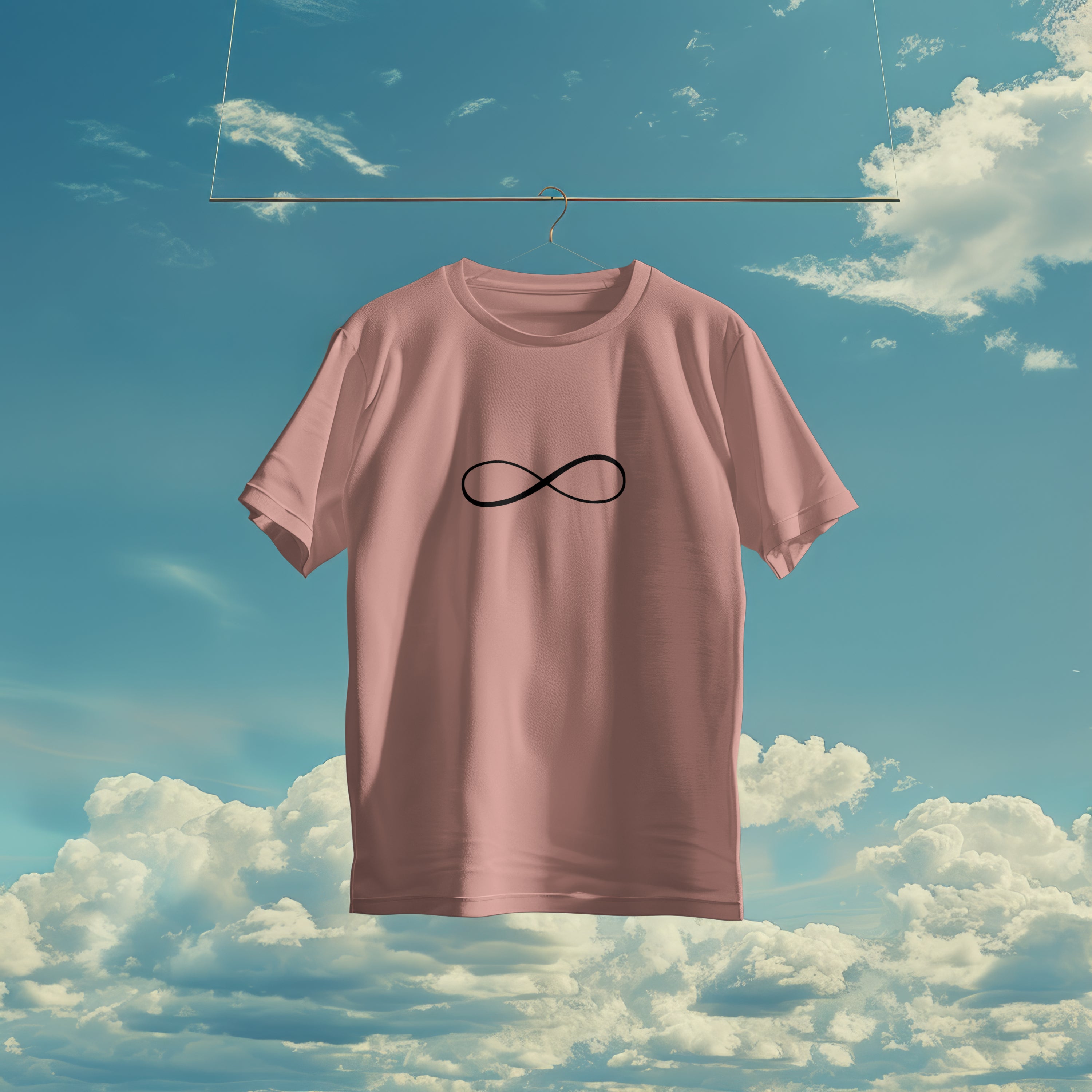 Infinity - Manifestation Light Weight Regular Fit T-Shirt For Men