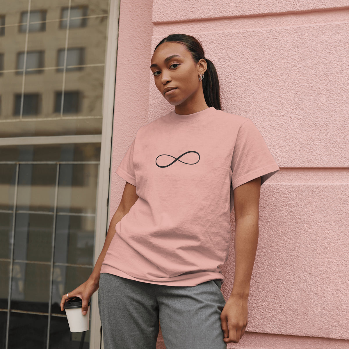 Infinity - Manifestation Light Weight Regular Fit T-Shirt For Women
